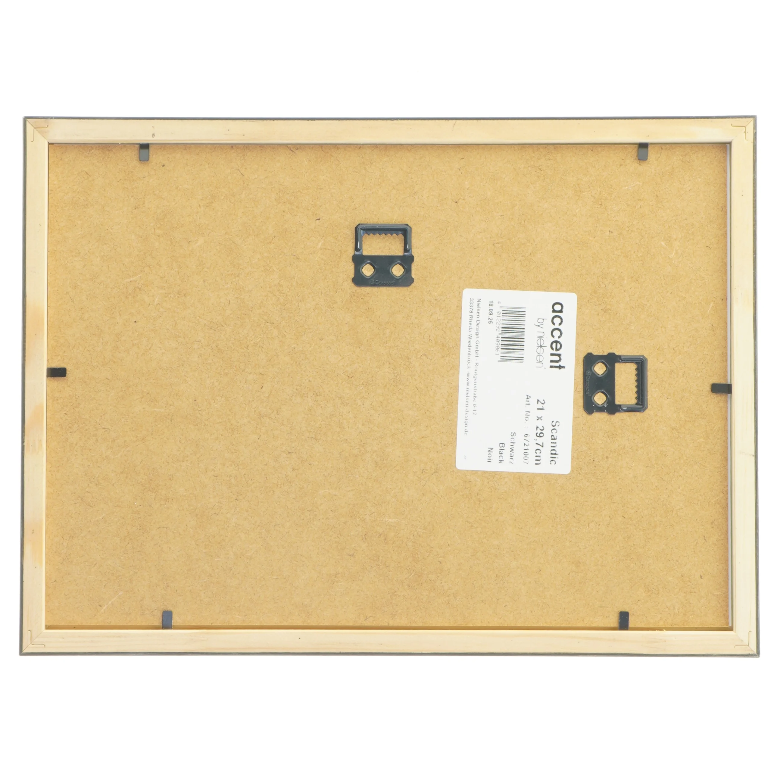 Indrammet sort-hvid fotografi (str. 21x29,7 cm)