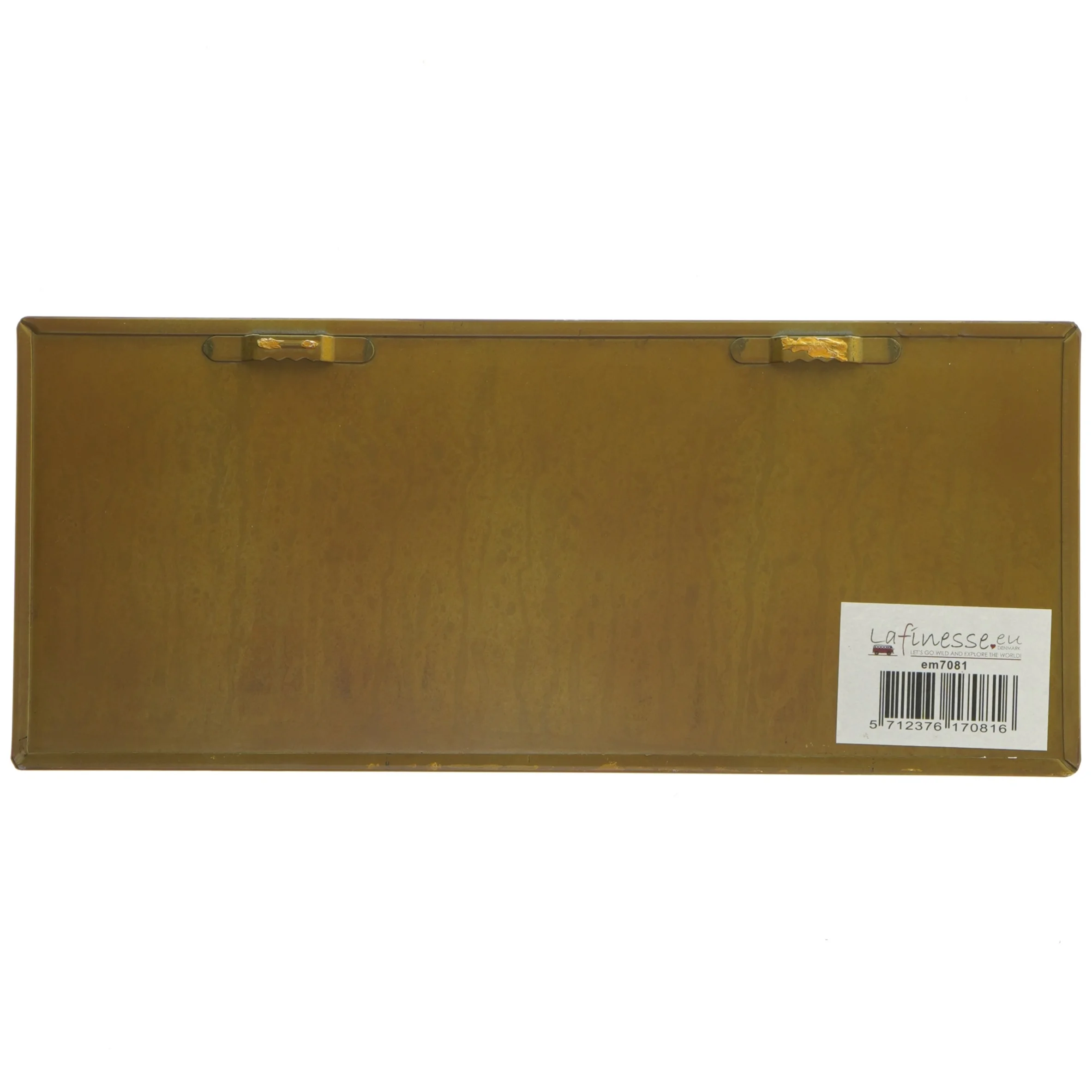 Vægskilt med tekst fra Lafinesse (str. 30,5x13 cm)