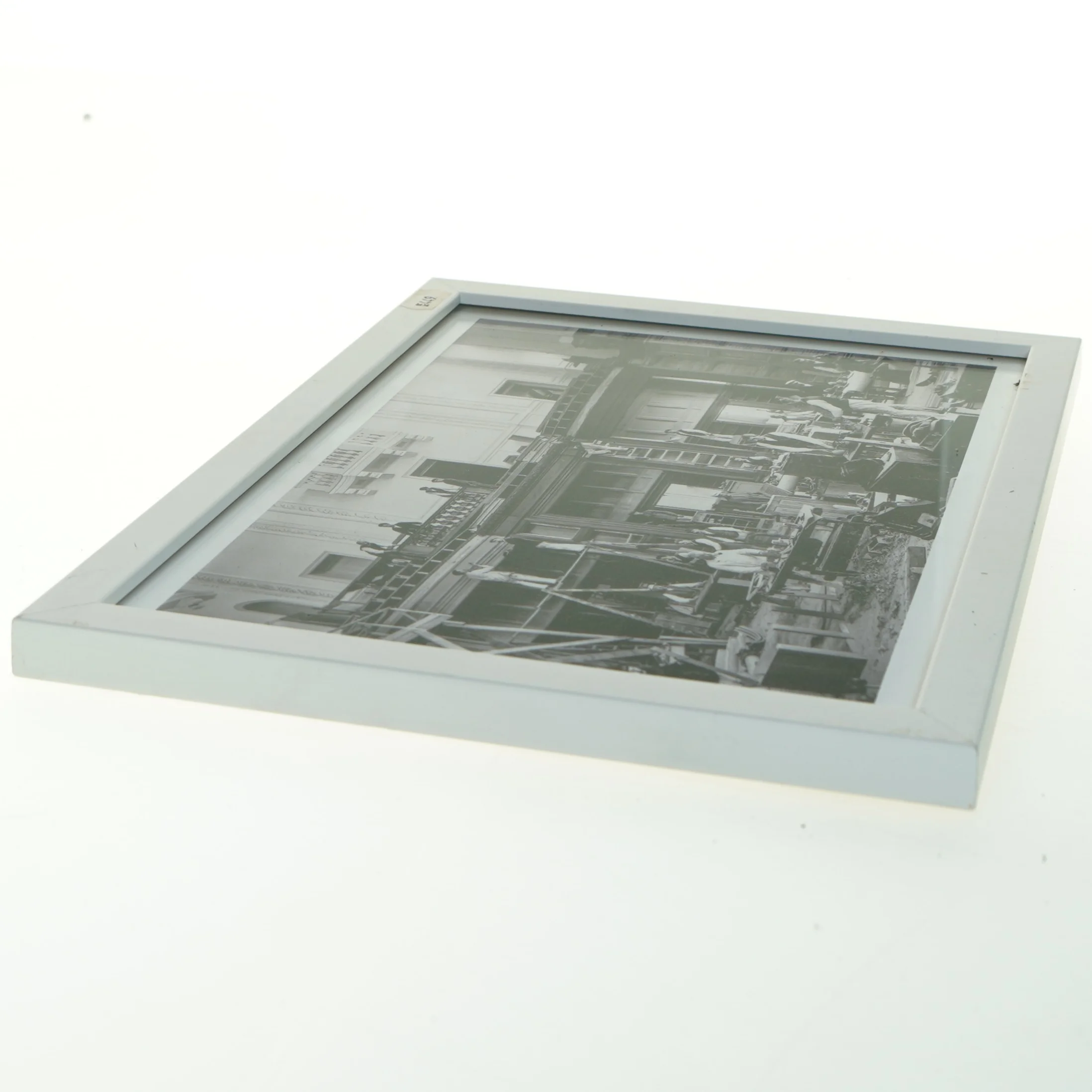 Indrammet sort/hvid fotografisk tryk fra Nielsen (str. 21x29,7 cm)