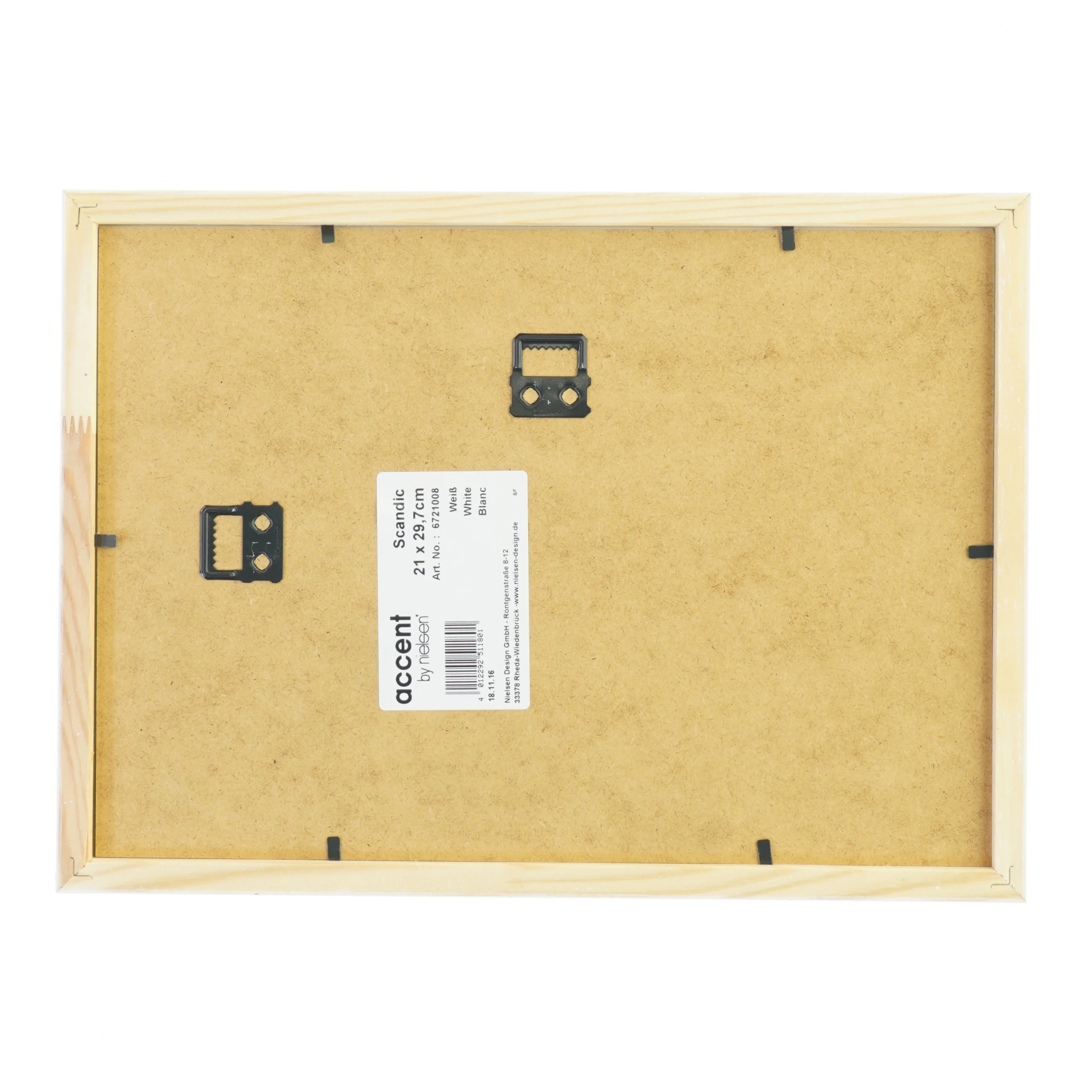 Indrammede sort-hvide fotografier fra Nielsen (str. 21x29,7 cm)