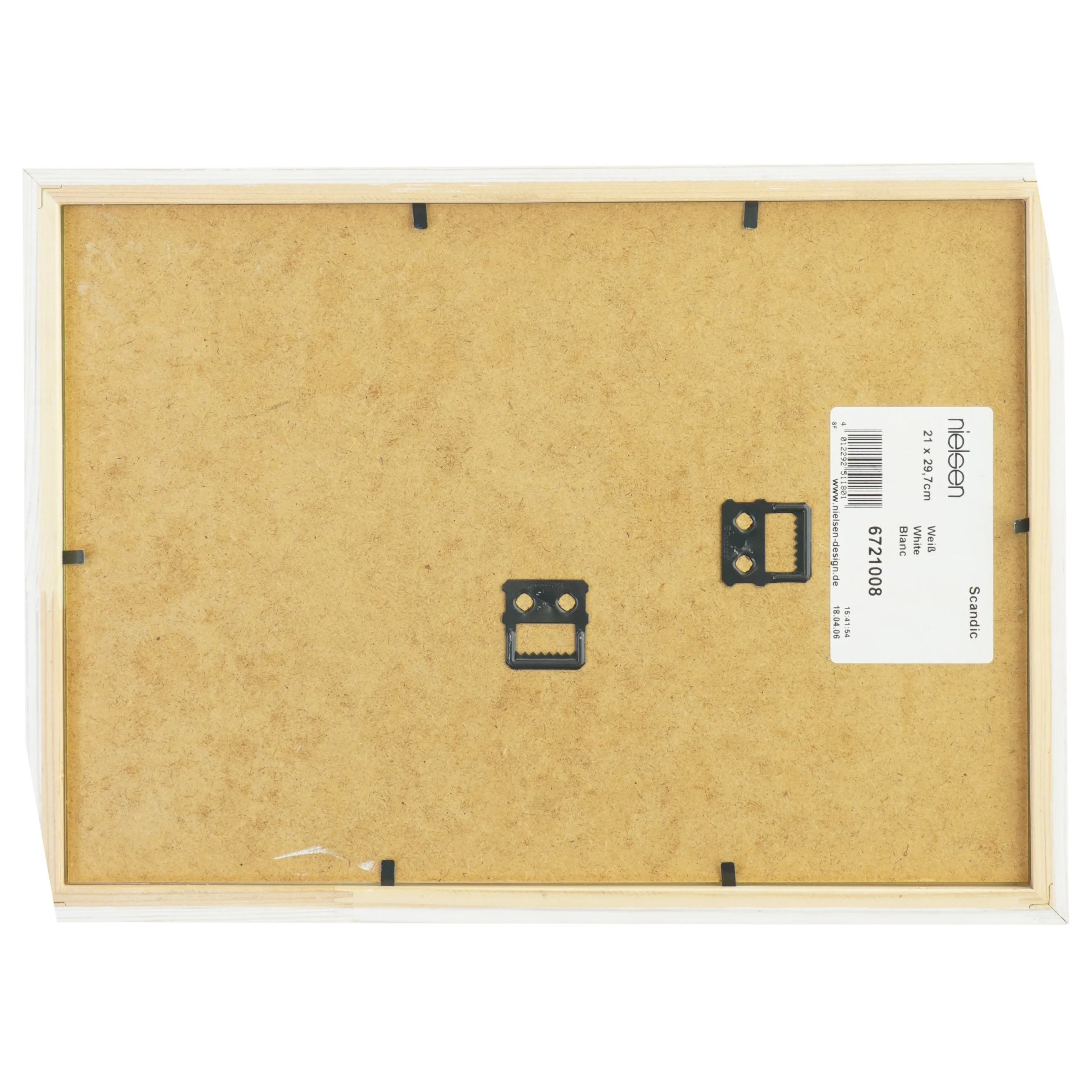 Sort-hvid fotografi i ramme fra Nielsen (str. 21x29,7 cm)