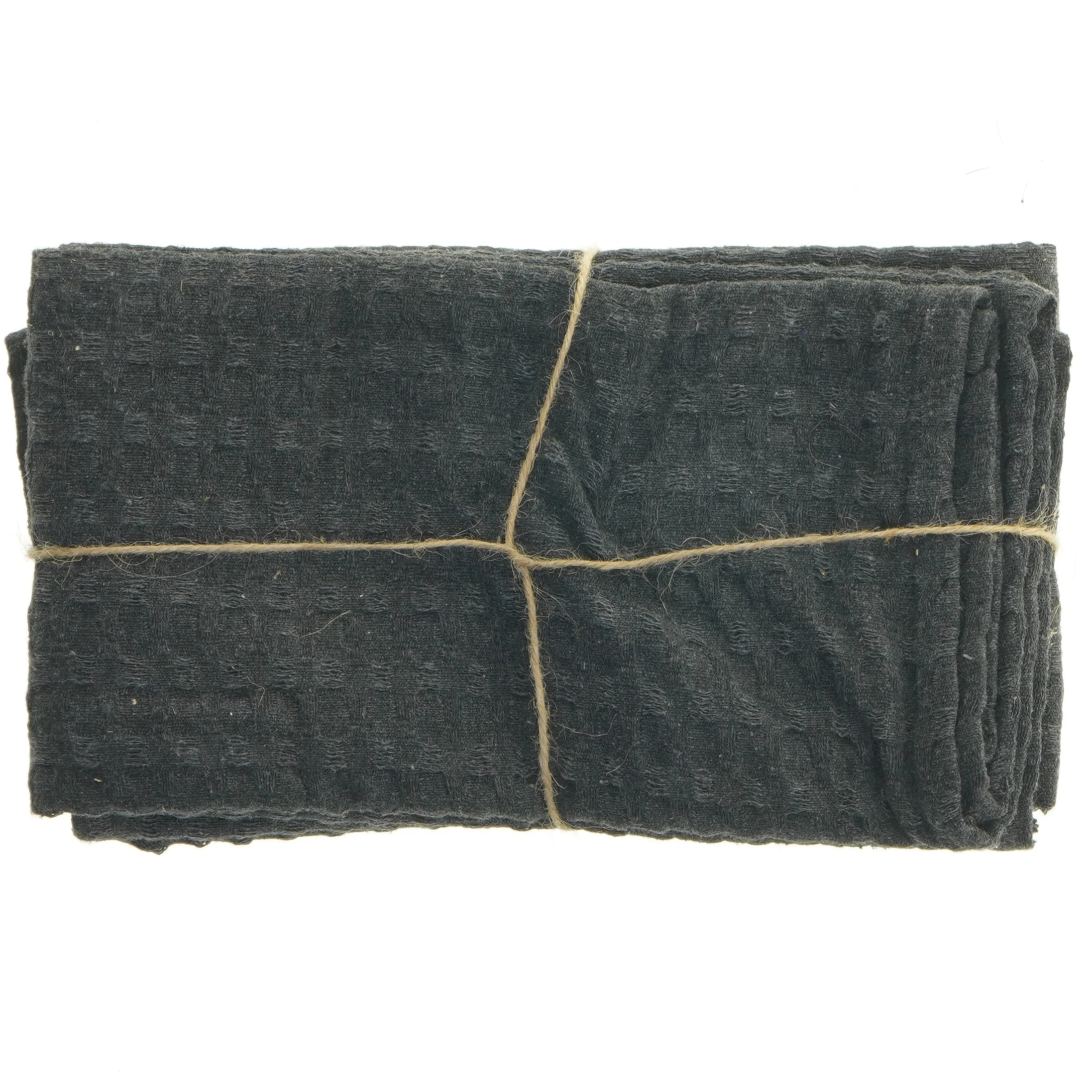 Grå genbrugstekstiler 2 styk fra Simply Recycled (str. 2 styk. 70 x 53. cm)