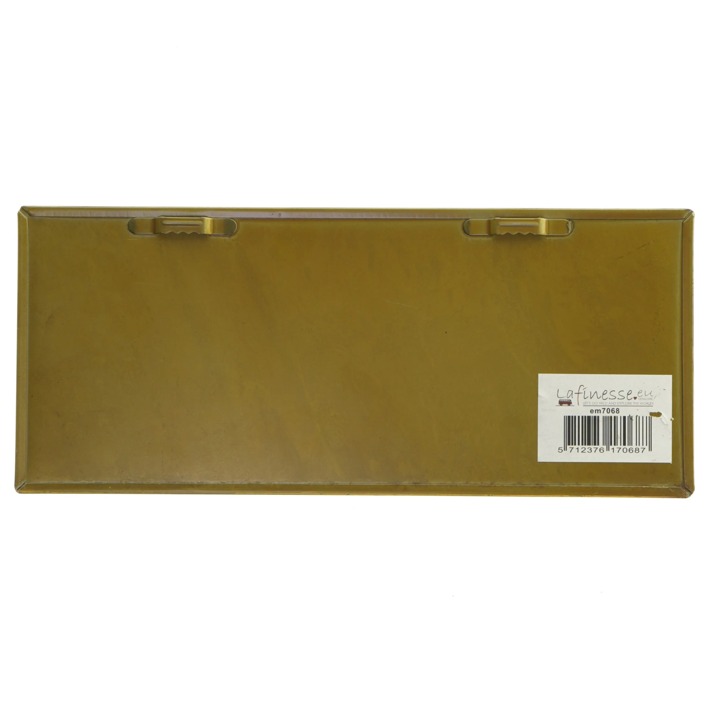 Metal skilt fra LaFinesse (str. 30,5x13 cm)