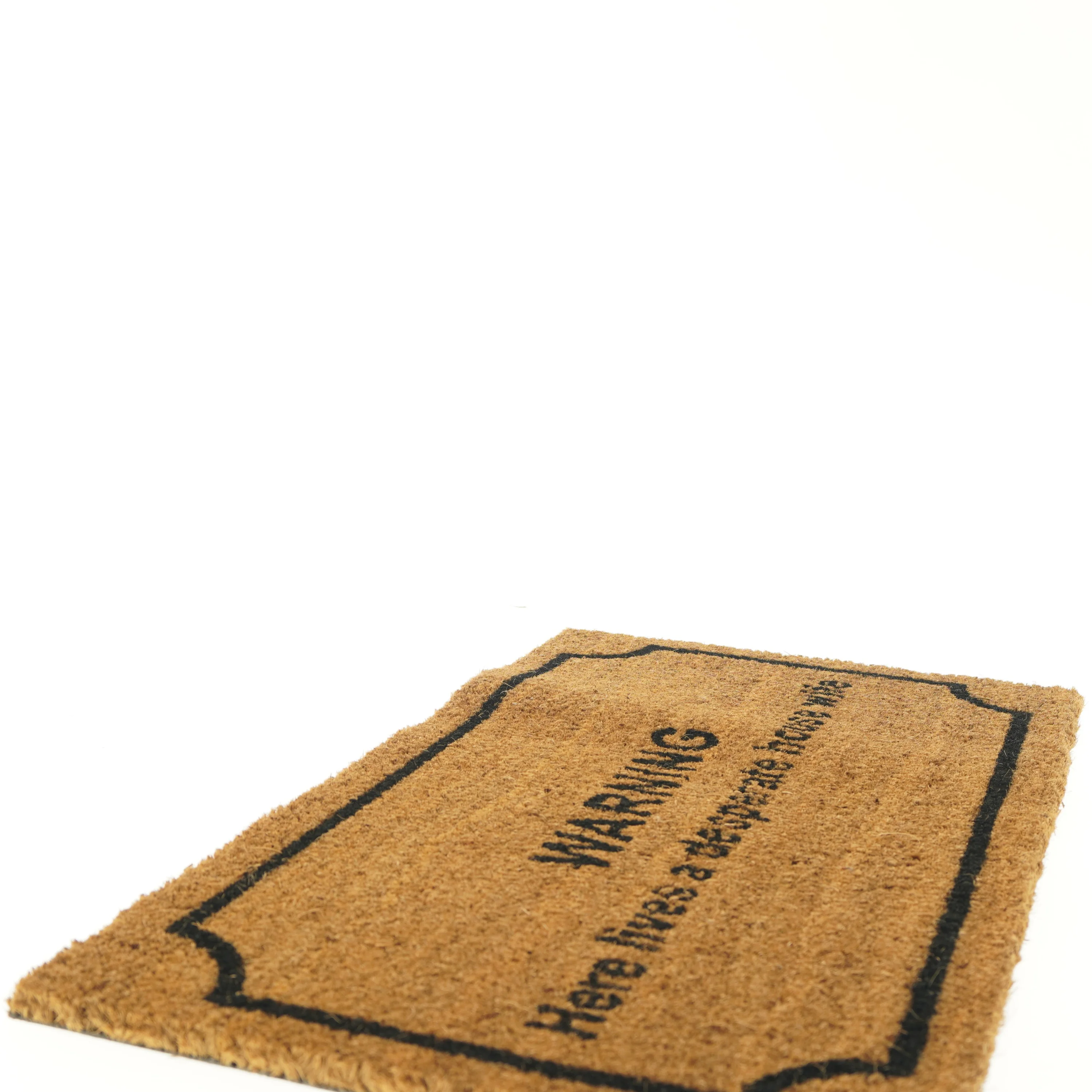 Dørmåtte med tekst (str. 40x70 cm)