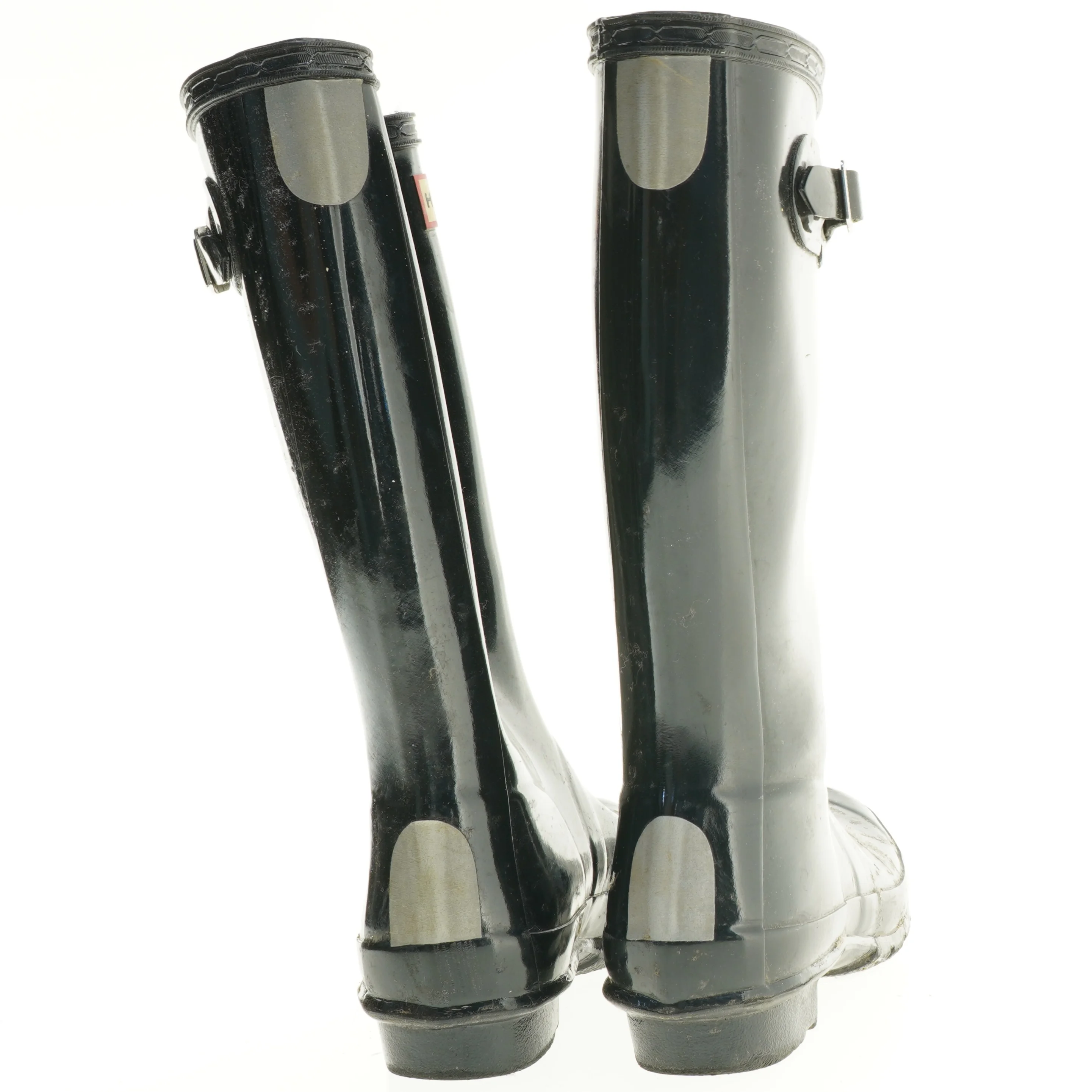 Sorte gummistøvler fra Hunter (str. 33)