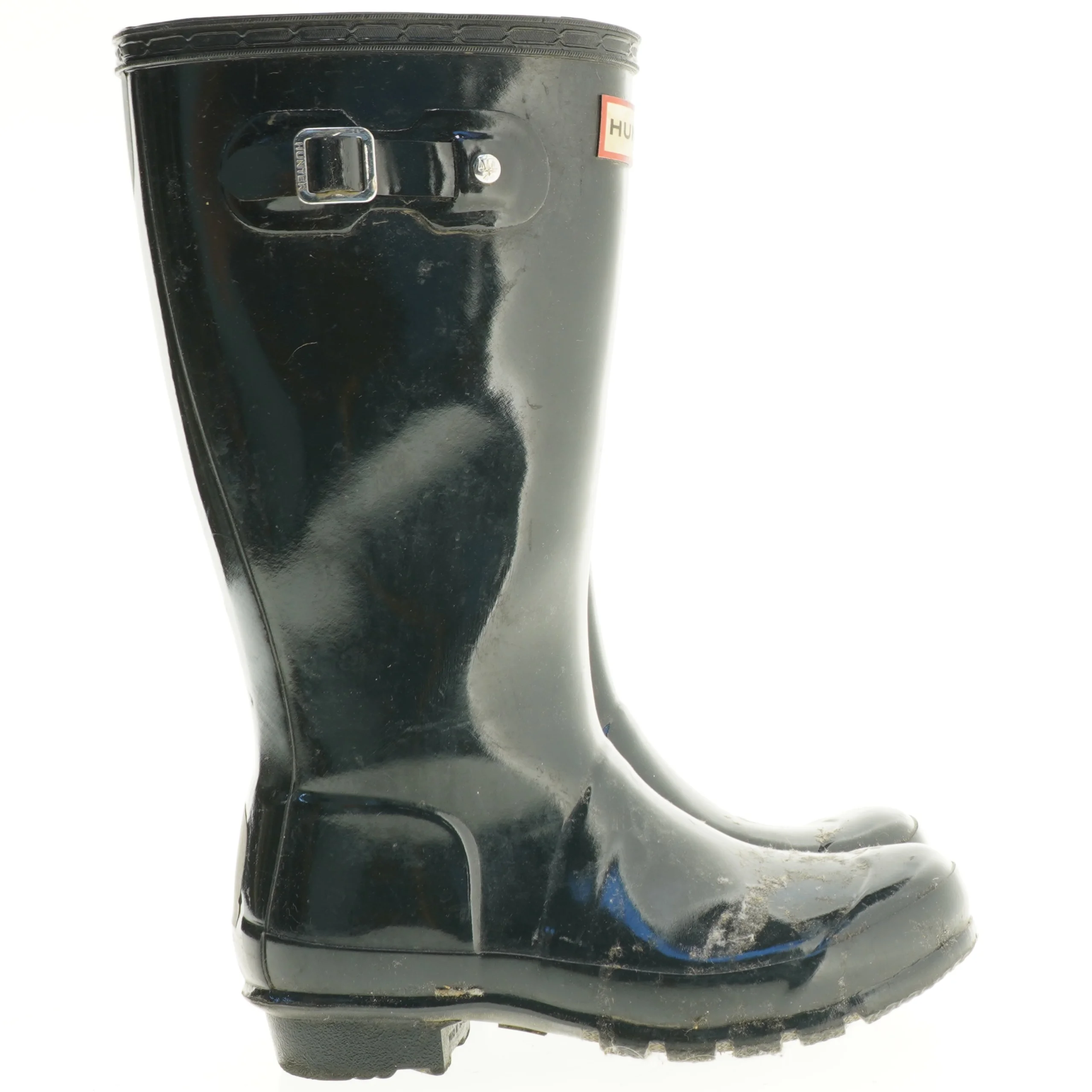 Sorte gummistøvler fra Hunter (str. 33)