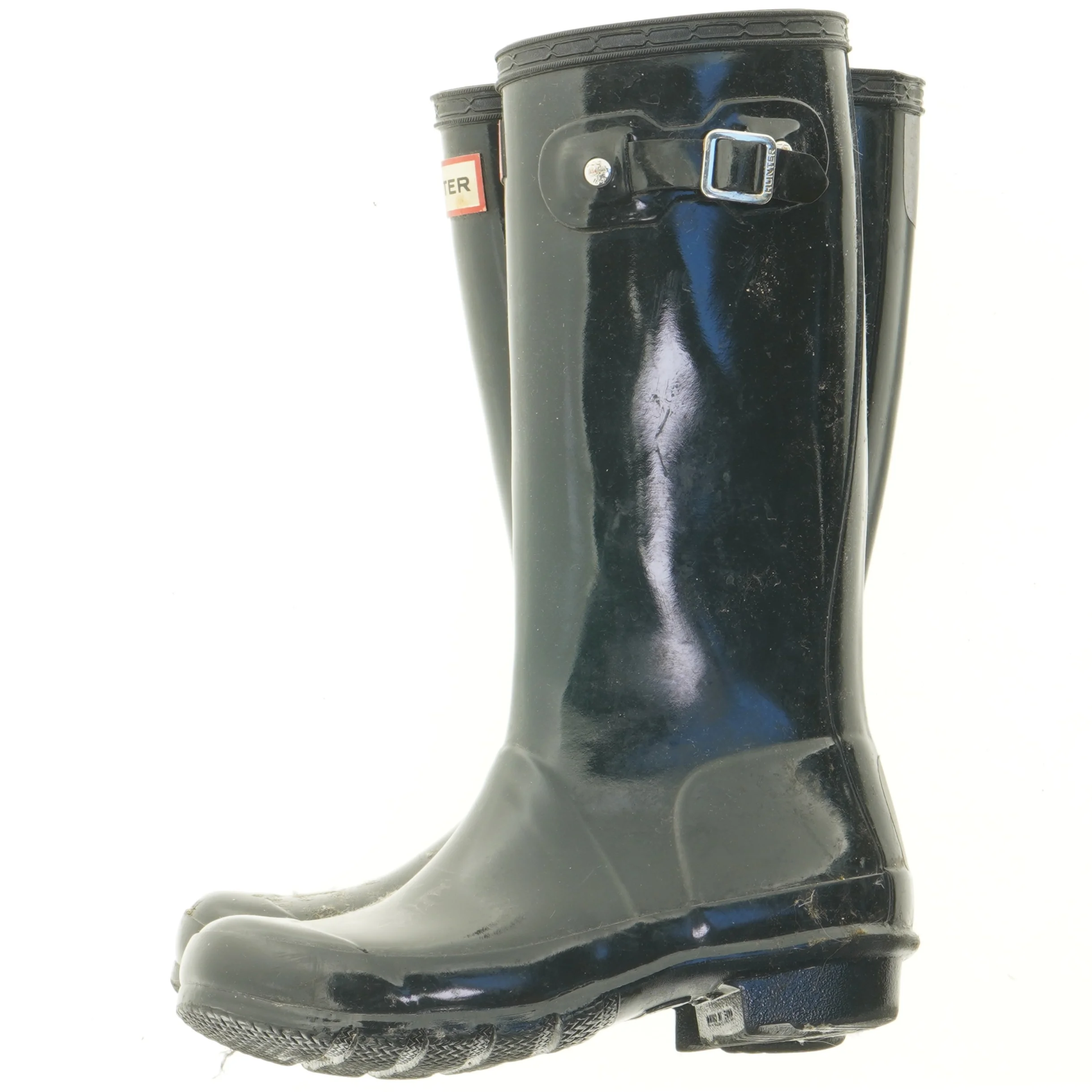 Sorte gummistøvler fra Hunter (str. 33)