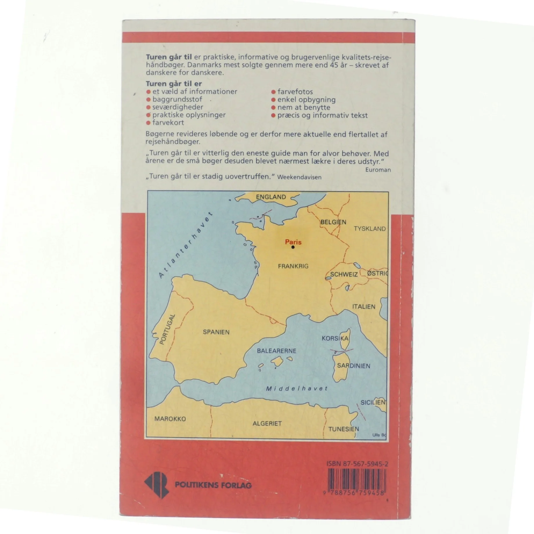 Turen går til Paris af Thomas Nykrog (Bog)