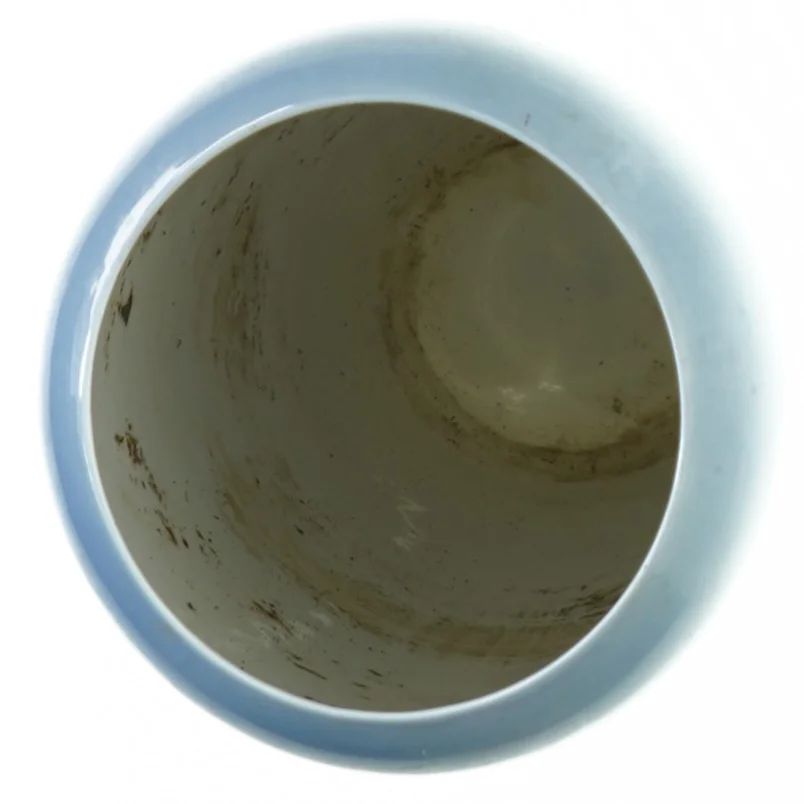 Vase med marine motiv og sejlbåd, Royal Copenhagen nr. 2609-1049 fra Royal Copenhagen (str. 23 x 12 cm)