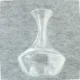 Vase, karaffel fra Holmegaard (str. 27 x 20 cm)