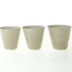 Porcelæns kopper til fyrfadslys (str. 8 cm)
