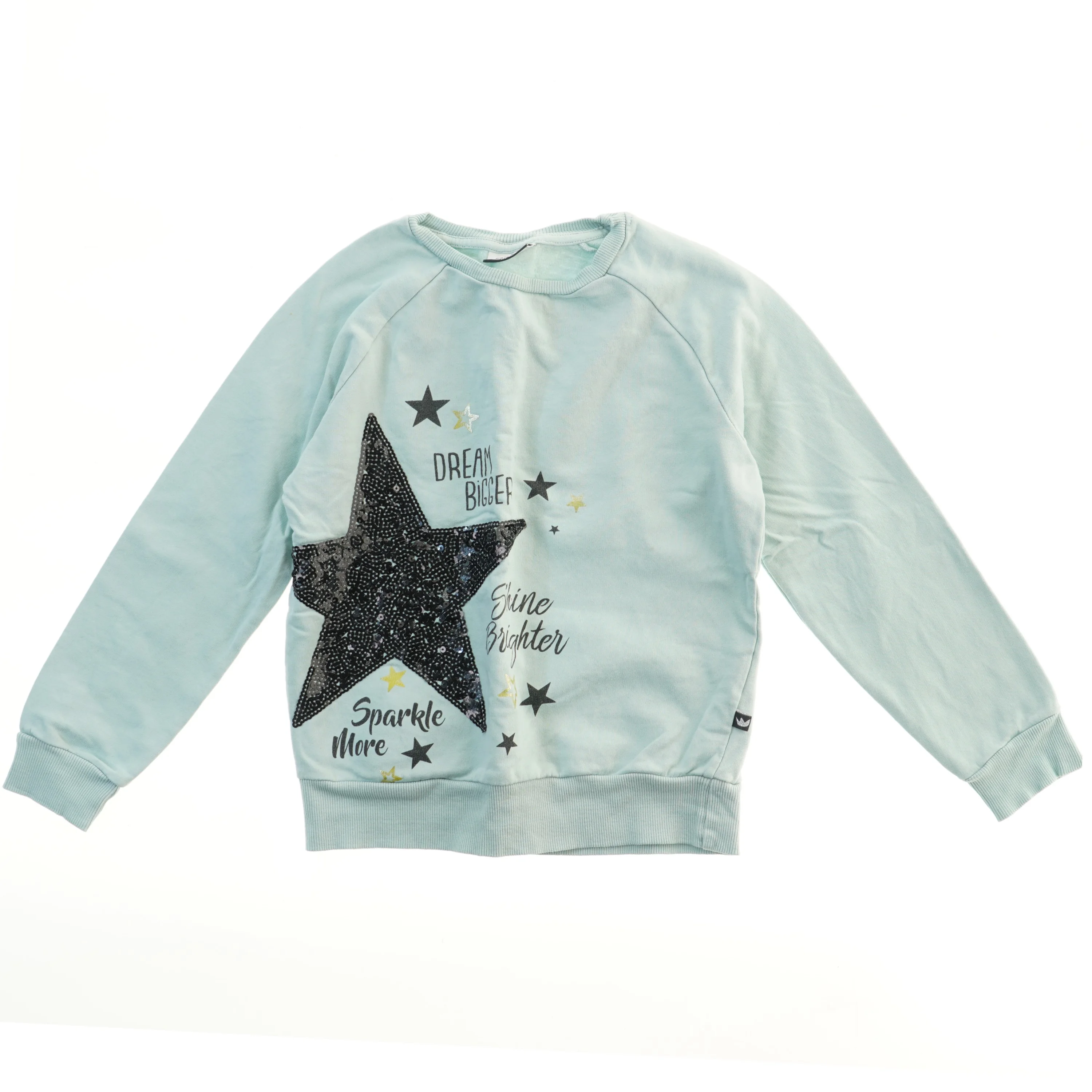 Sweatshirt med stjerner og tekst fra Royal Rebels (str. 140)