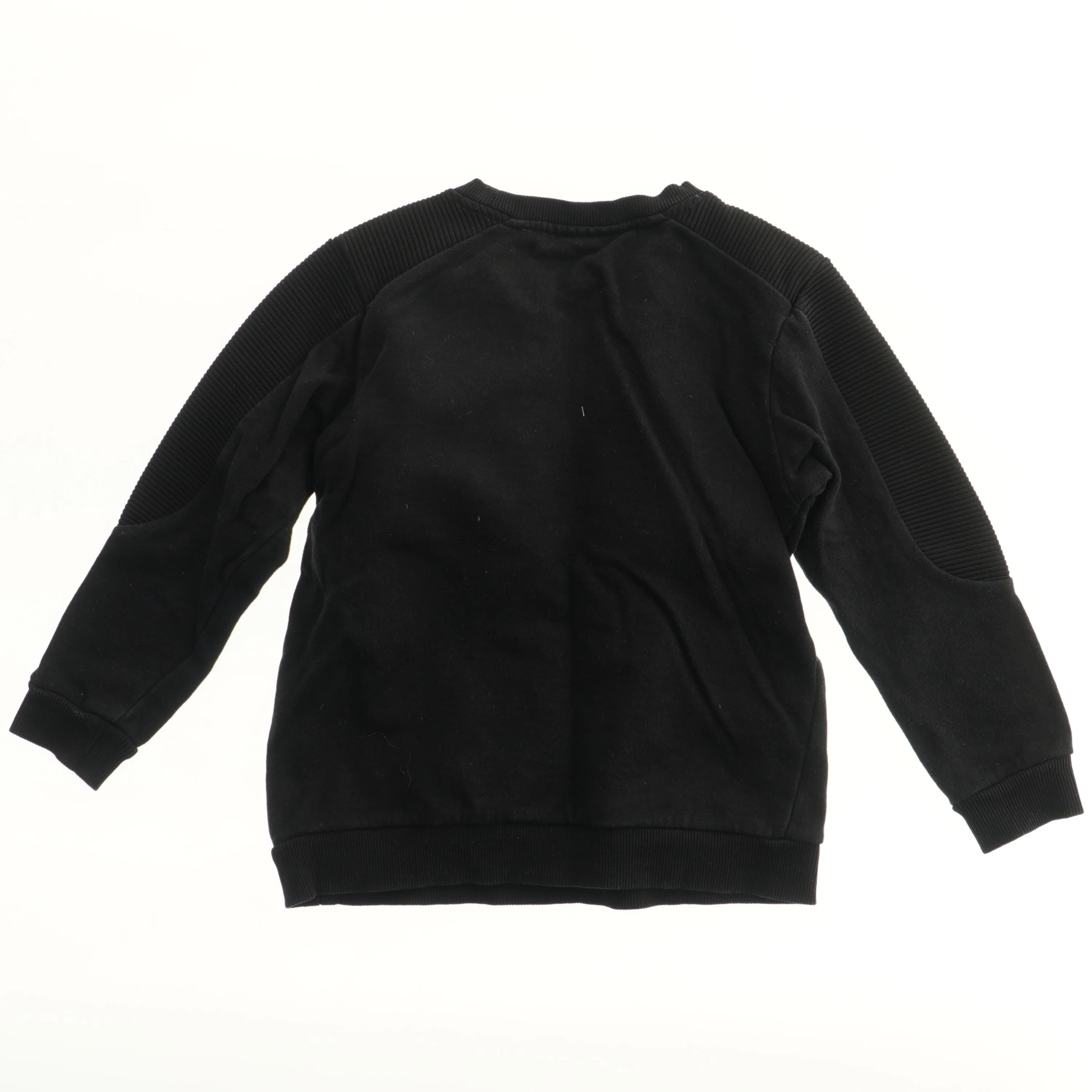 Sort sweatshirt med mønster fra Molo (str. 116)