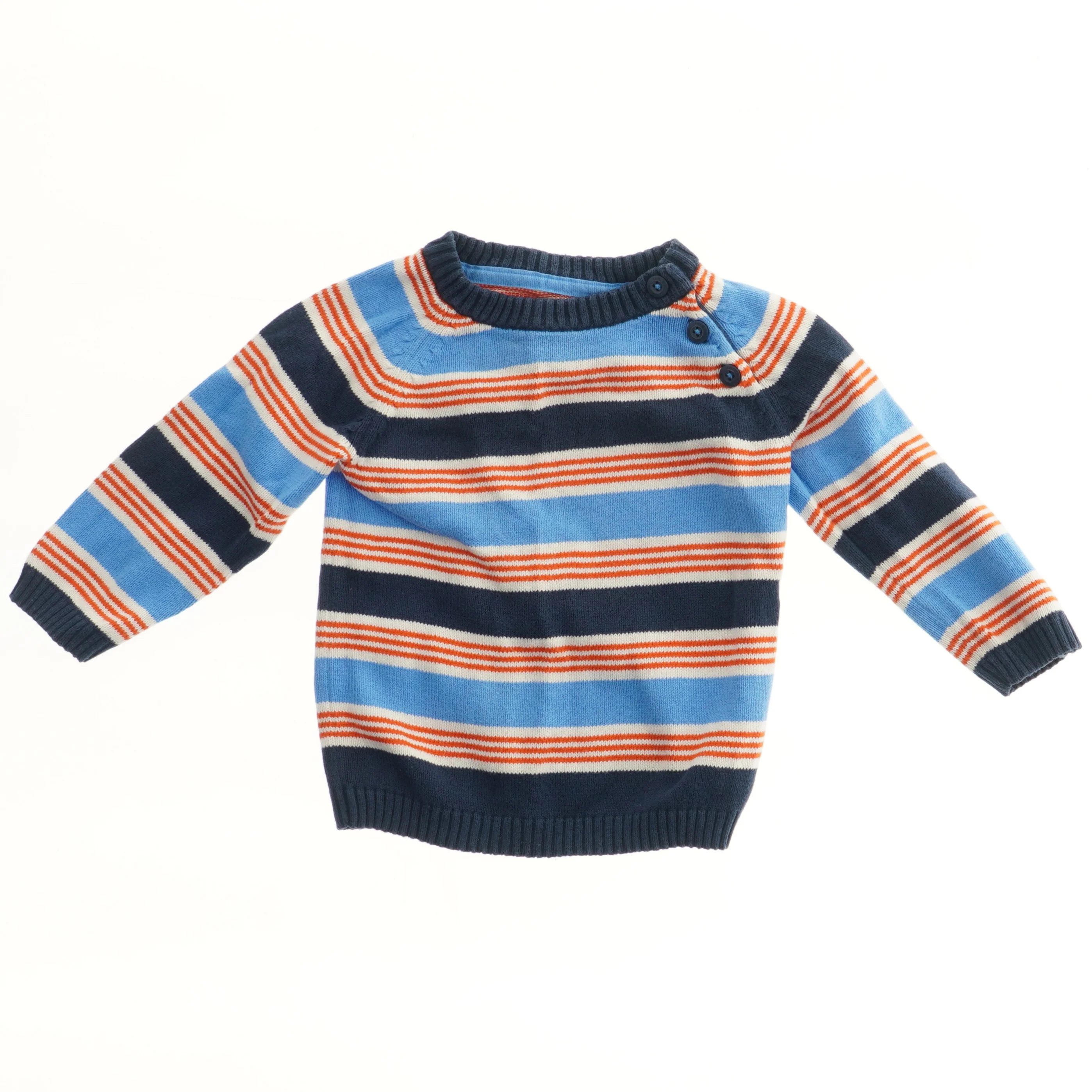 Strikket trøje med striber fra H&M (str. 74)