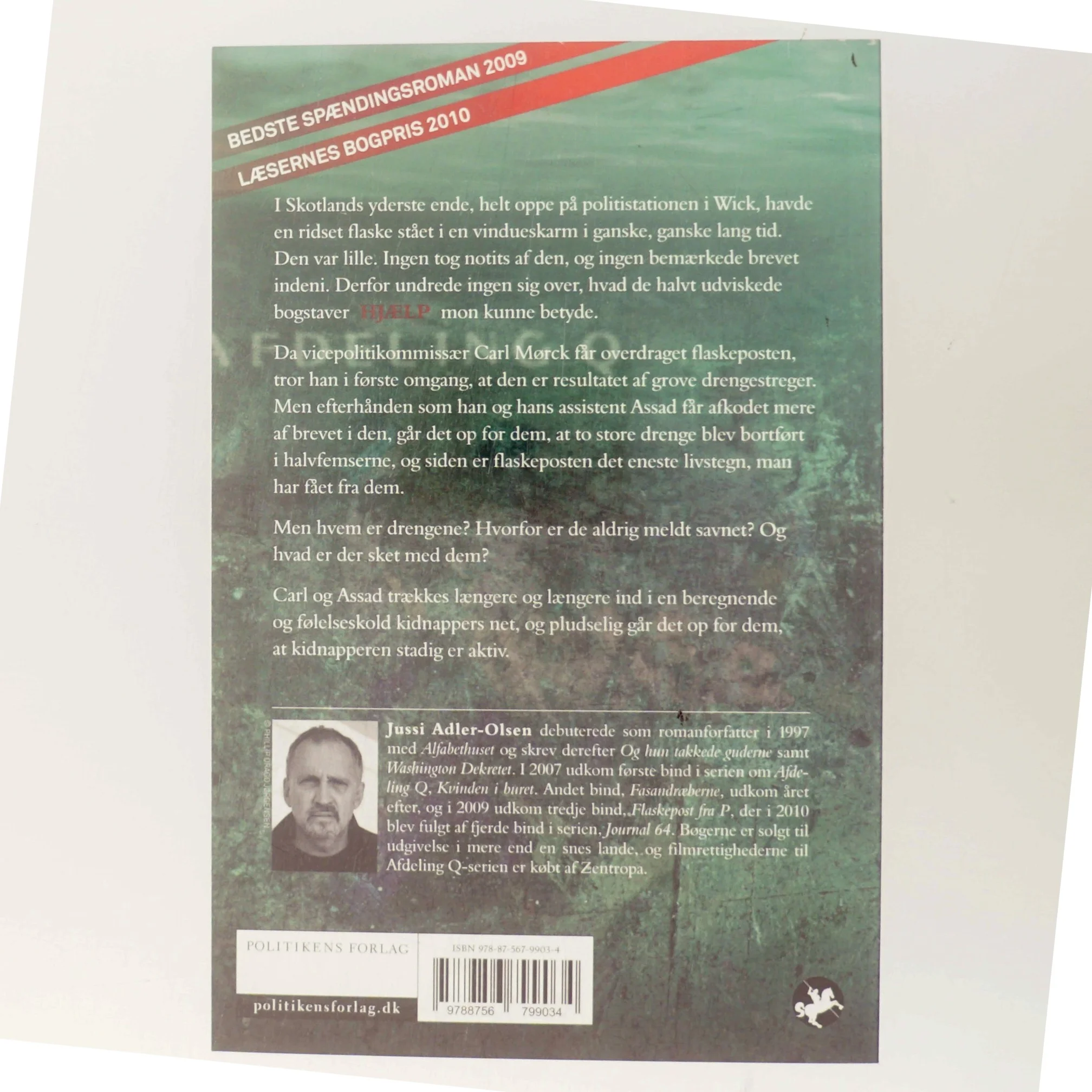 Flaskepost fra P af Jussi Adler-Olsen (Bog)