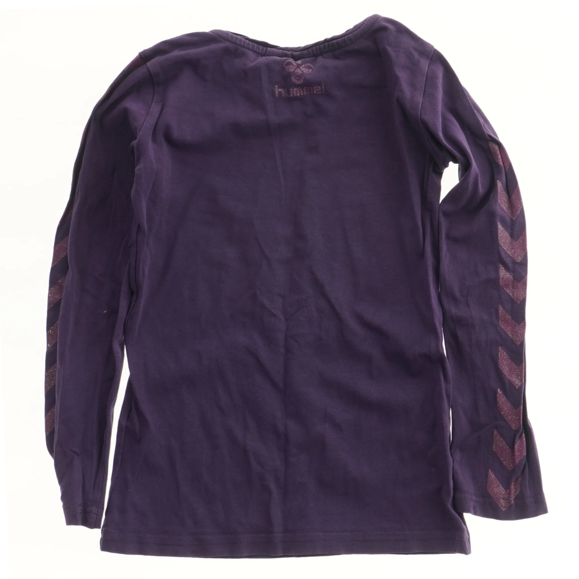 Langærmet bluse med grafisk print fra Hummel (str. 116)