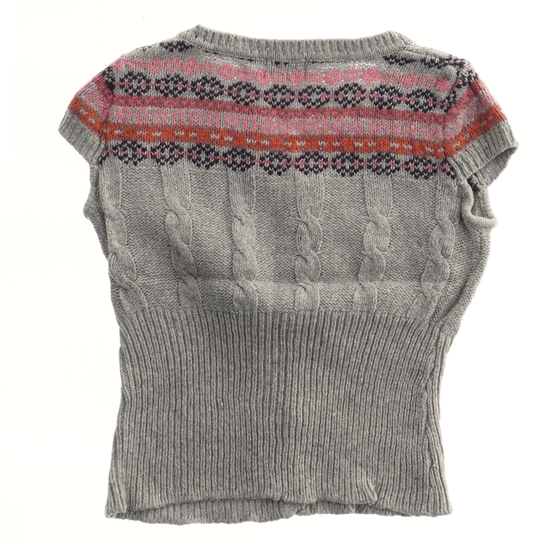 Kortærmet cardigan med mønster fra Noa Noa (str. 98)