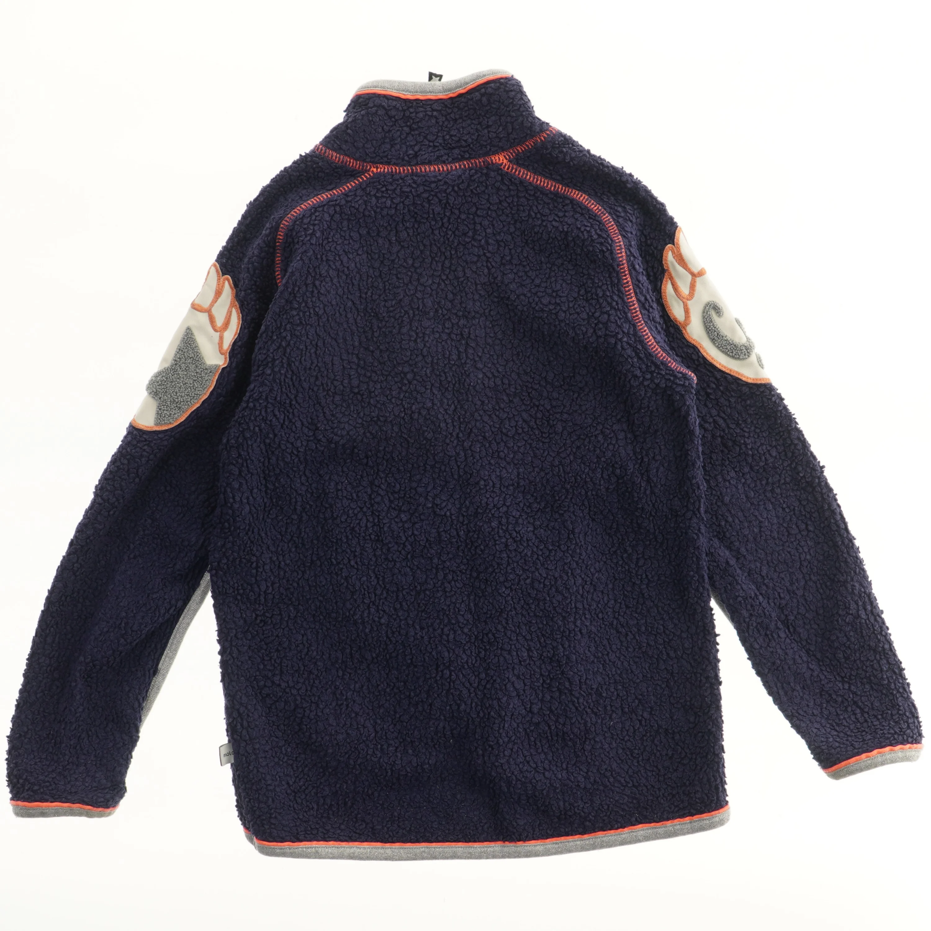 Børne fleecejakke med lynlås fra Molo (str. 128)