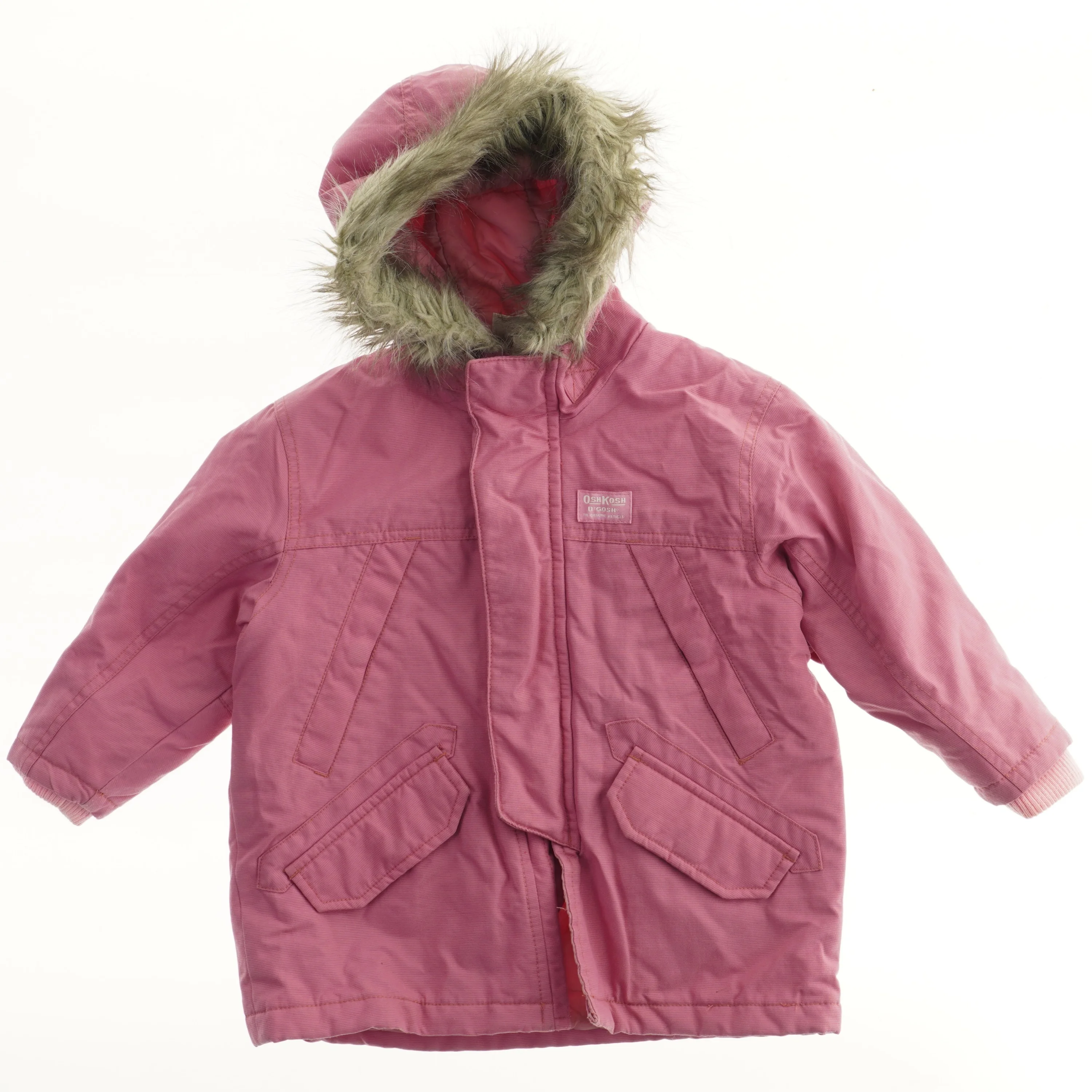 Vinterjakke med hætte fra OshKosh (str. 92)