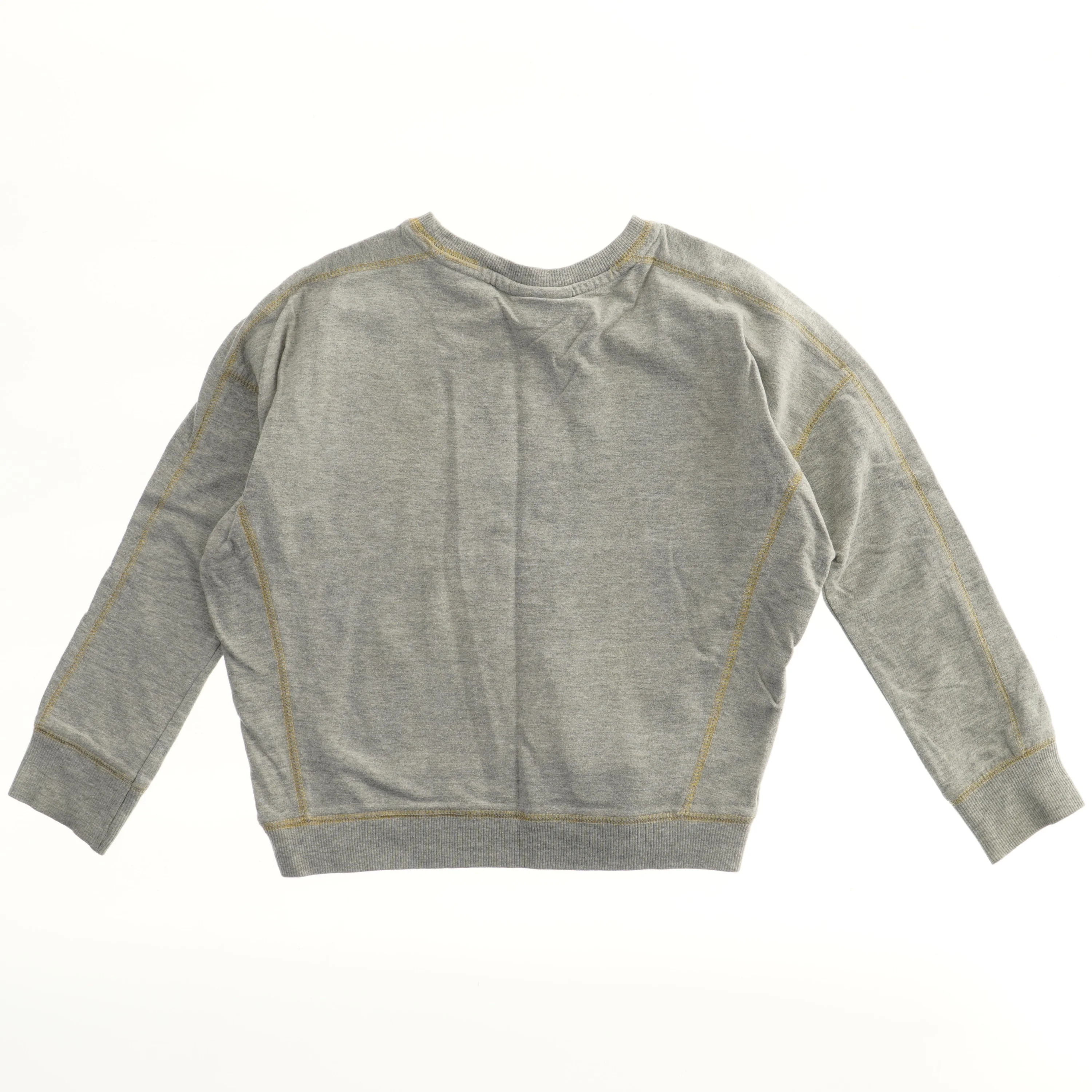 Grå sweatshirt med farverigt mønster fra Molo (str. 128)