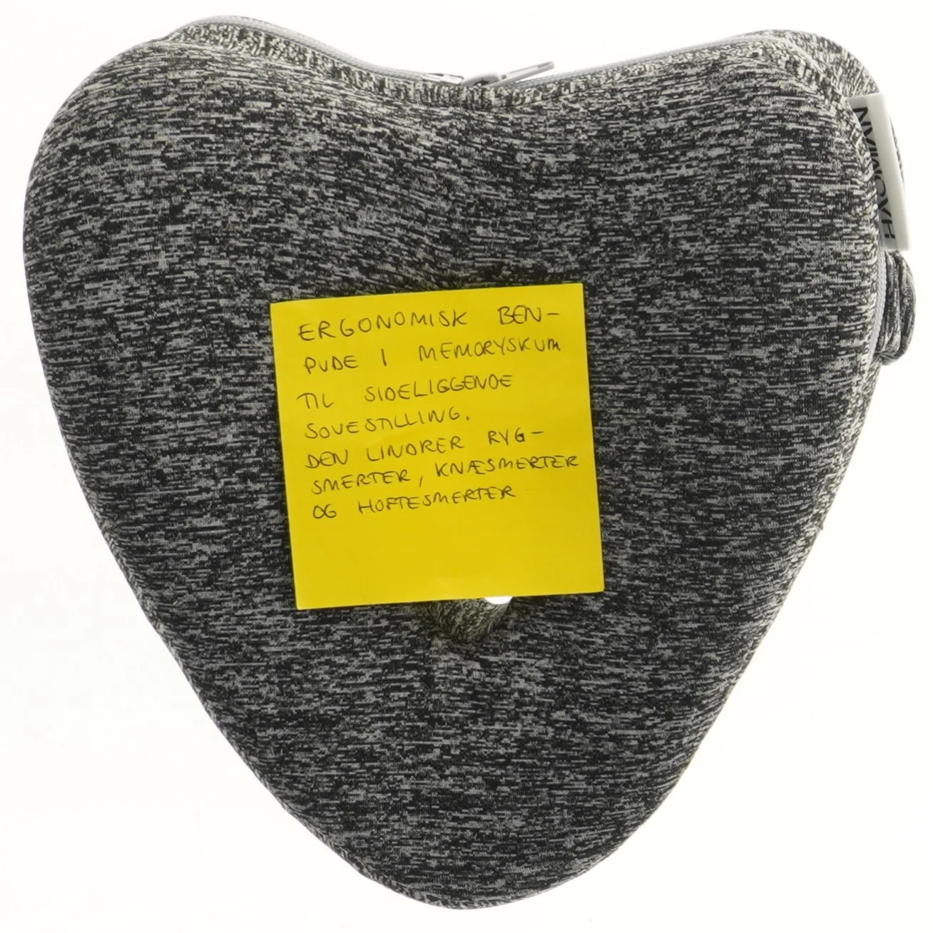 Ergonomisk memory skum benpude fra Haomin (str. 23x25 cm)