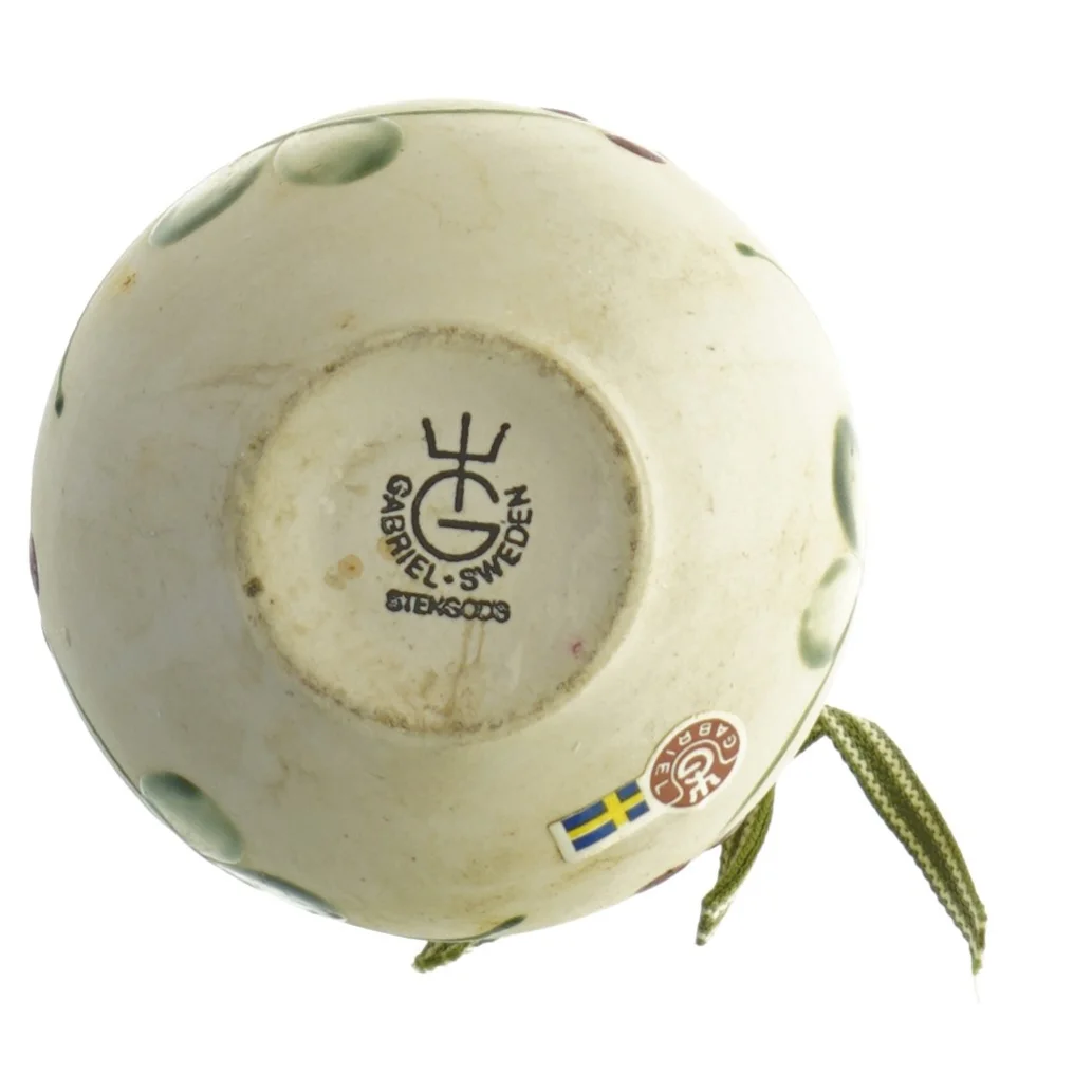 Dekorativ vase fra Gabriel Sweden fra Gabriel-keramik (str. Ø. 8 cm)