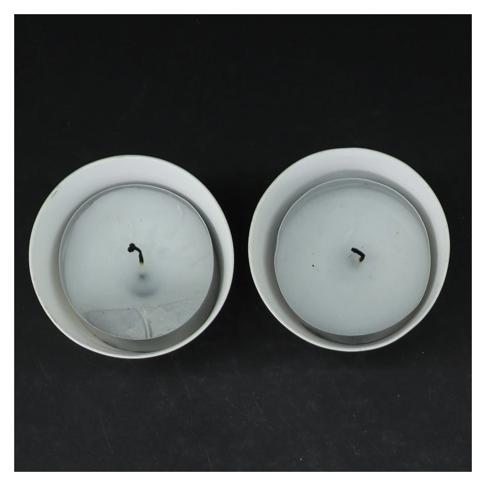 Dekorative stearinlys med fuglemotiv (str. Ø. 7 cm)