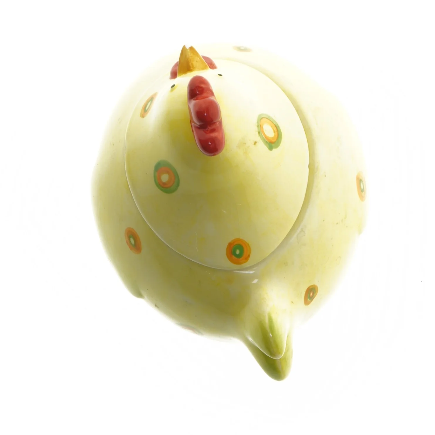 Krukke med hønseform (str. 13x11x17 cm)