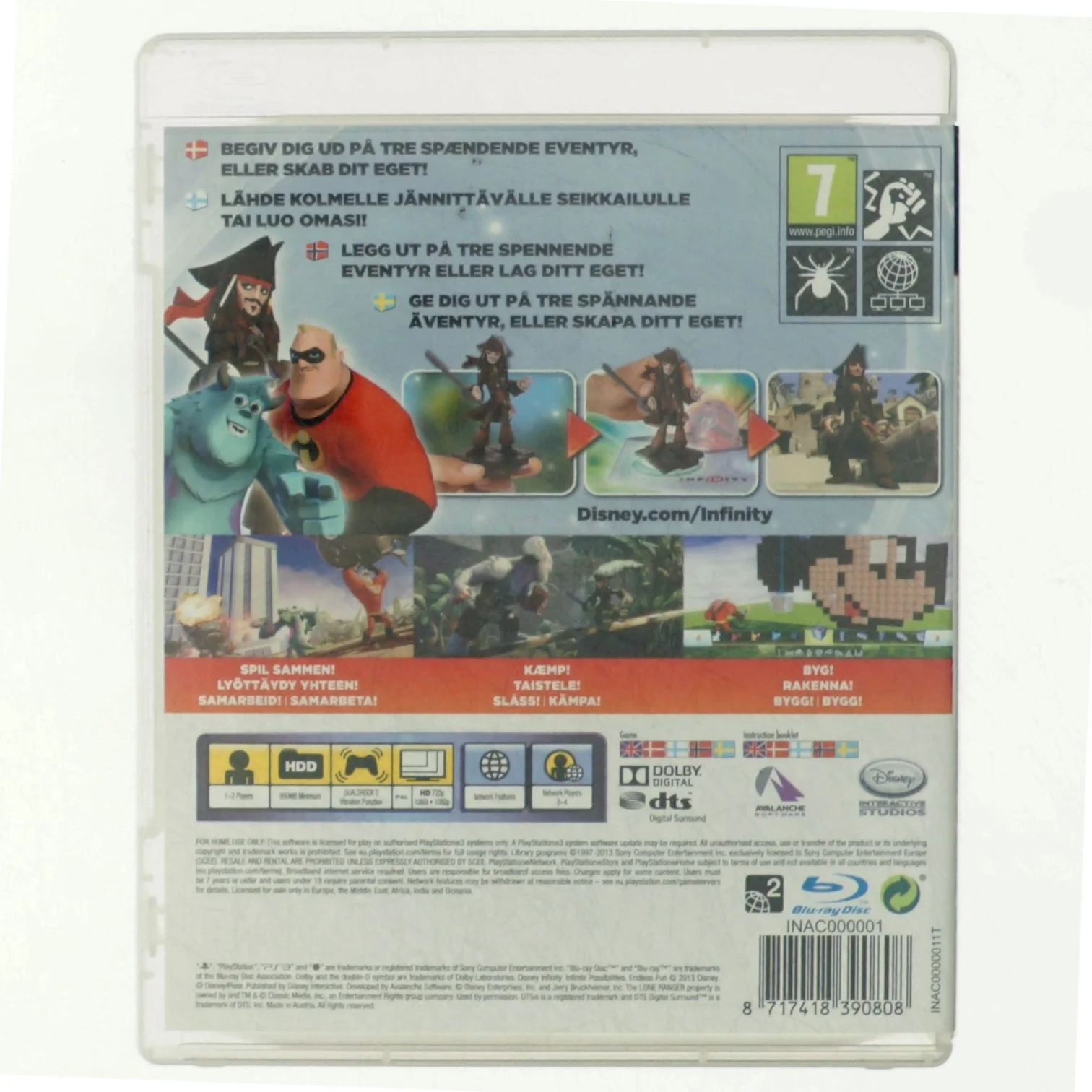 Disney Infinity, PS3 fra Playstation