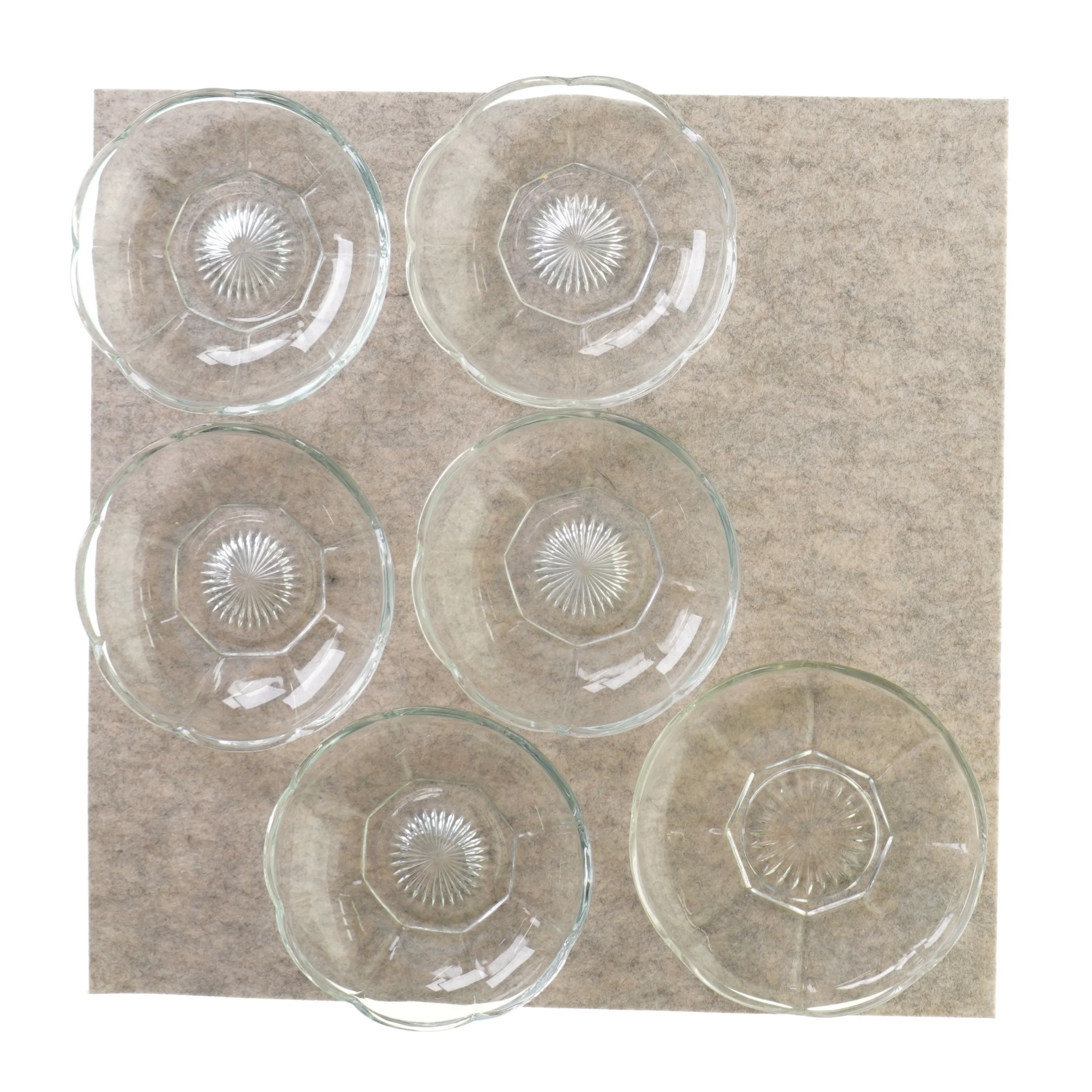 Glas assietter (str. 14 cm)