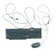 Keyboard og mus fra Dell (str. 44 x 13 cm 12 x 6 cm)