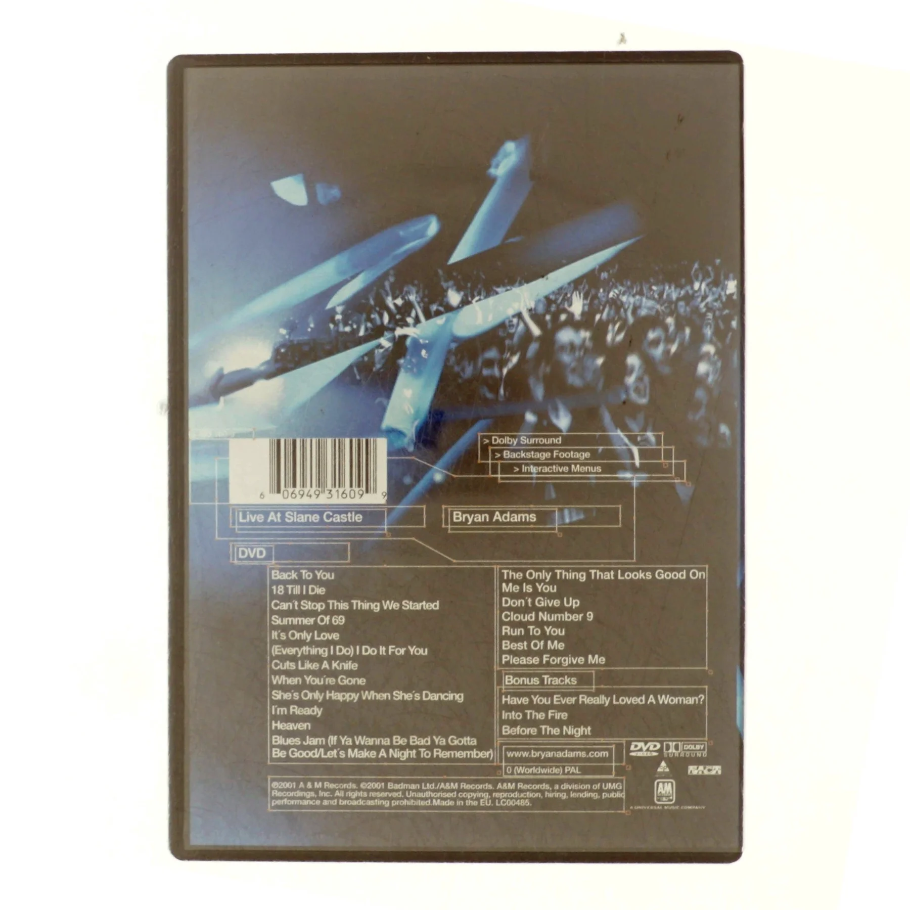 Bryan Adams, ireland 2000