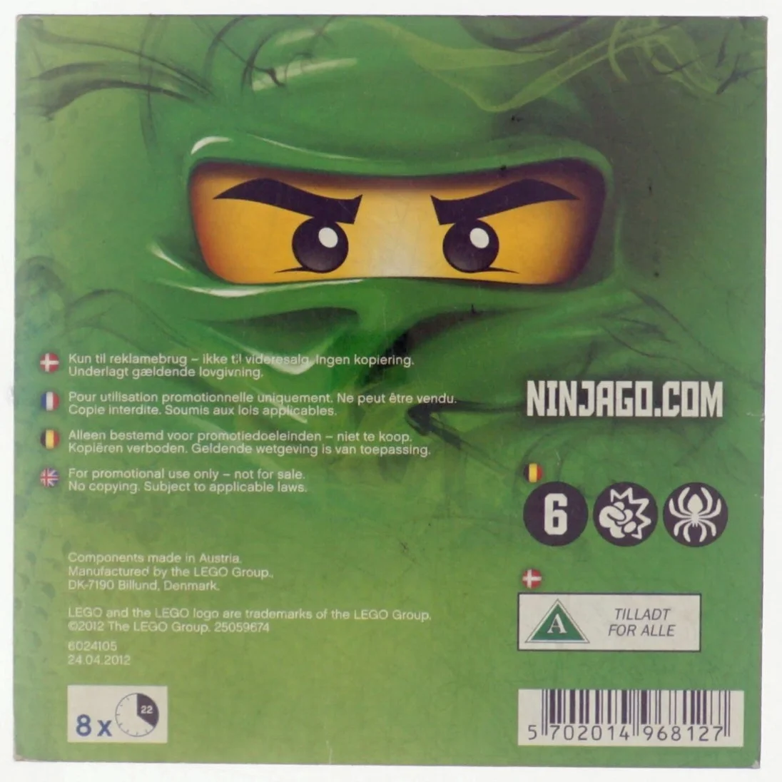 Ninjago, episode 1-8