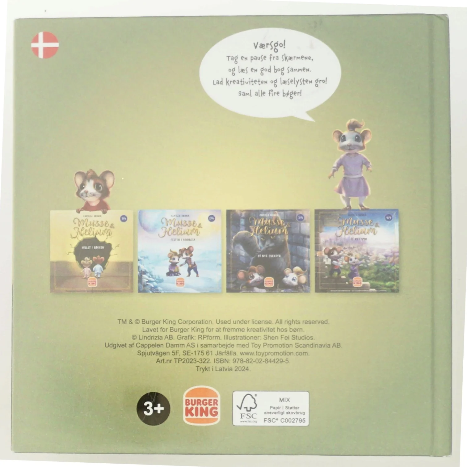 Musse & Helium af Camilla Brinck (Bog)