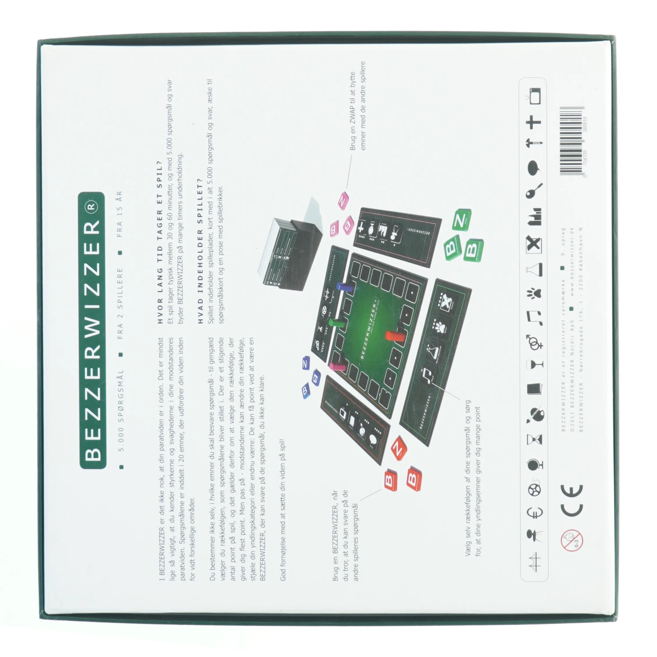 Bezzerwizzer brætspil fra Bezzerwizzer (str. 26,5x26,5 cm)