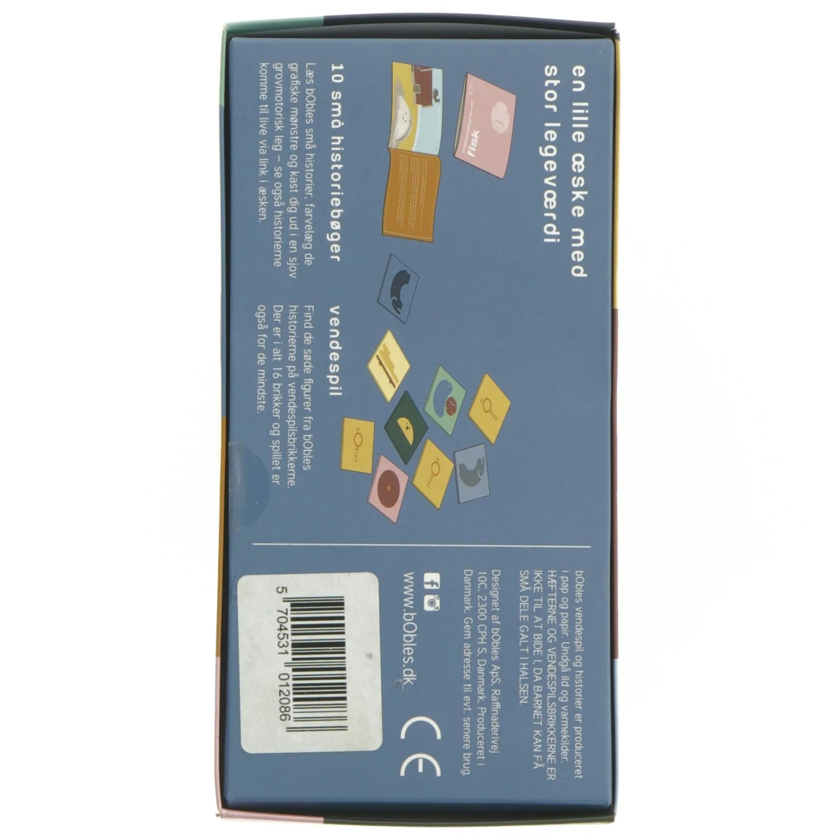 Vendespil med historiebilleder