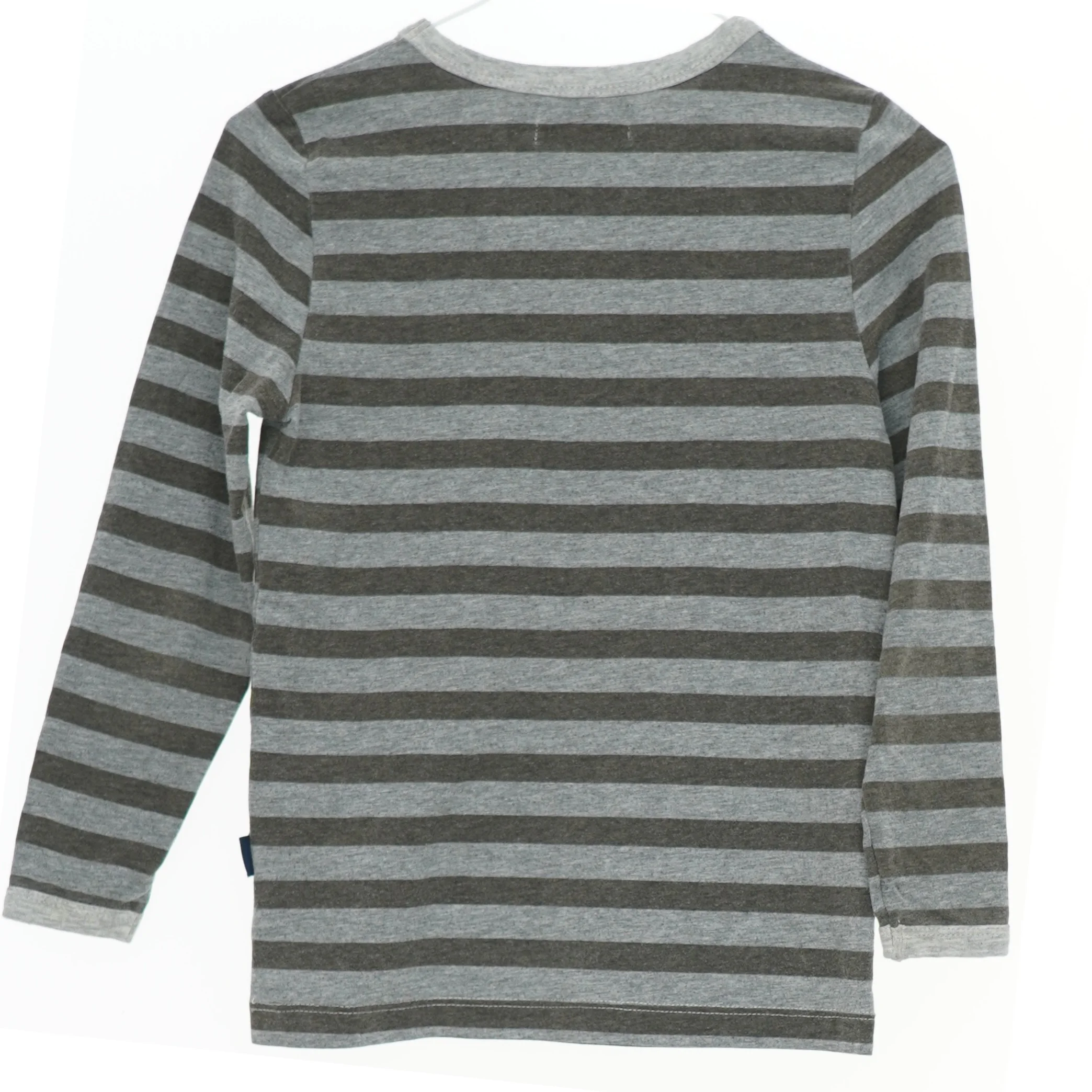 Langærmet gråstribet trøje fra Cottonfield (str. 110)