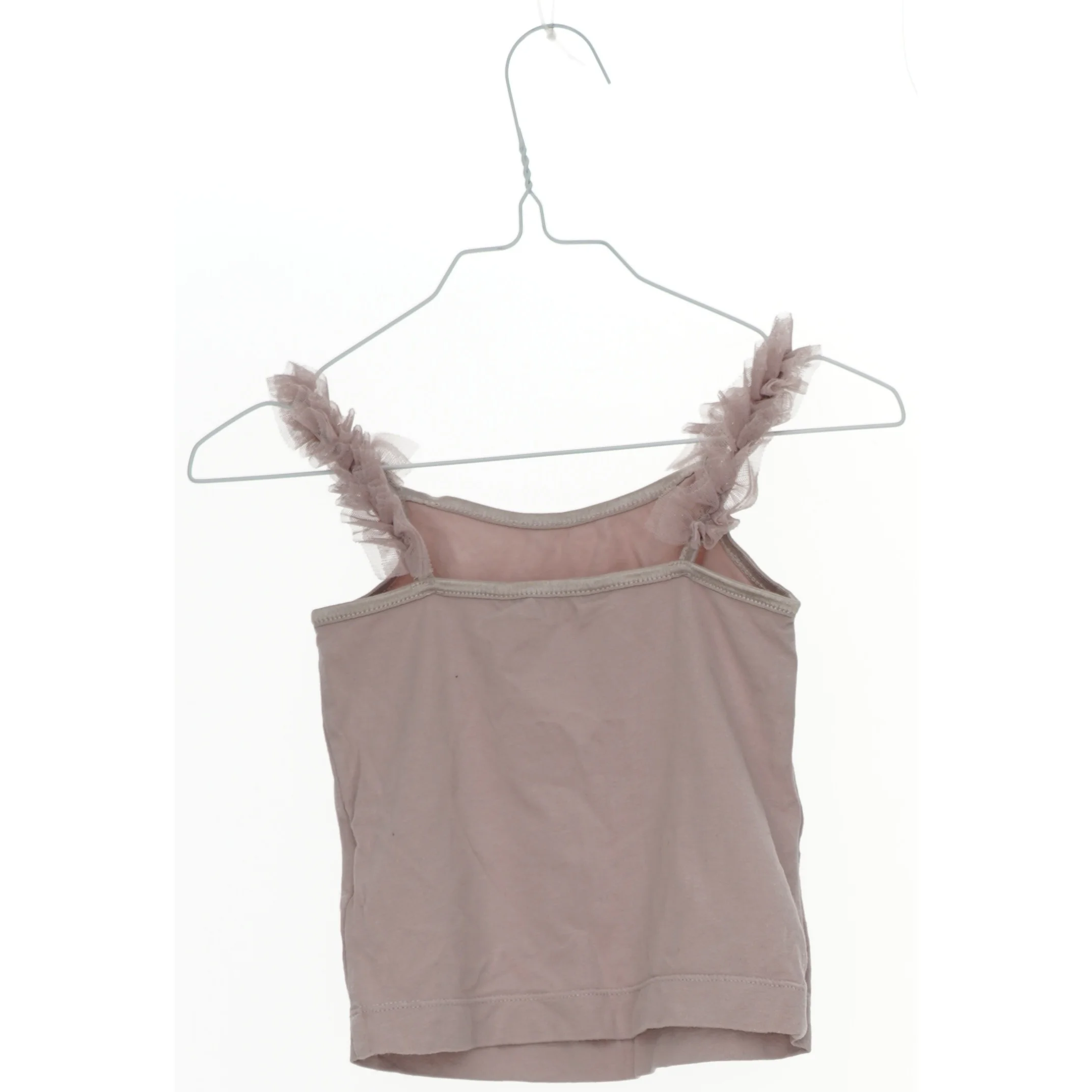 Lyserød top med tyl stropper fra H&M (str. 98)