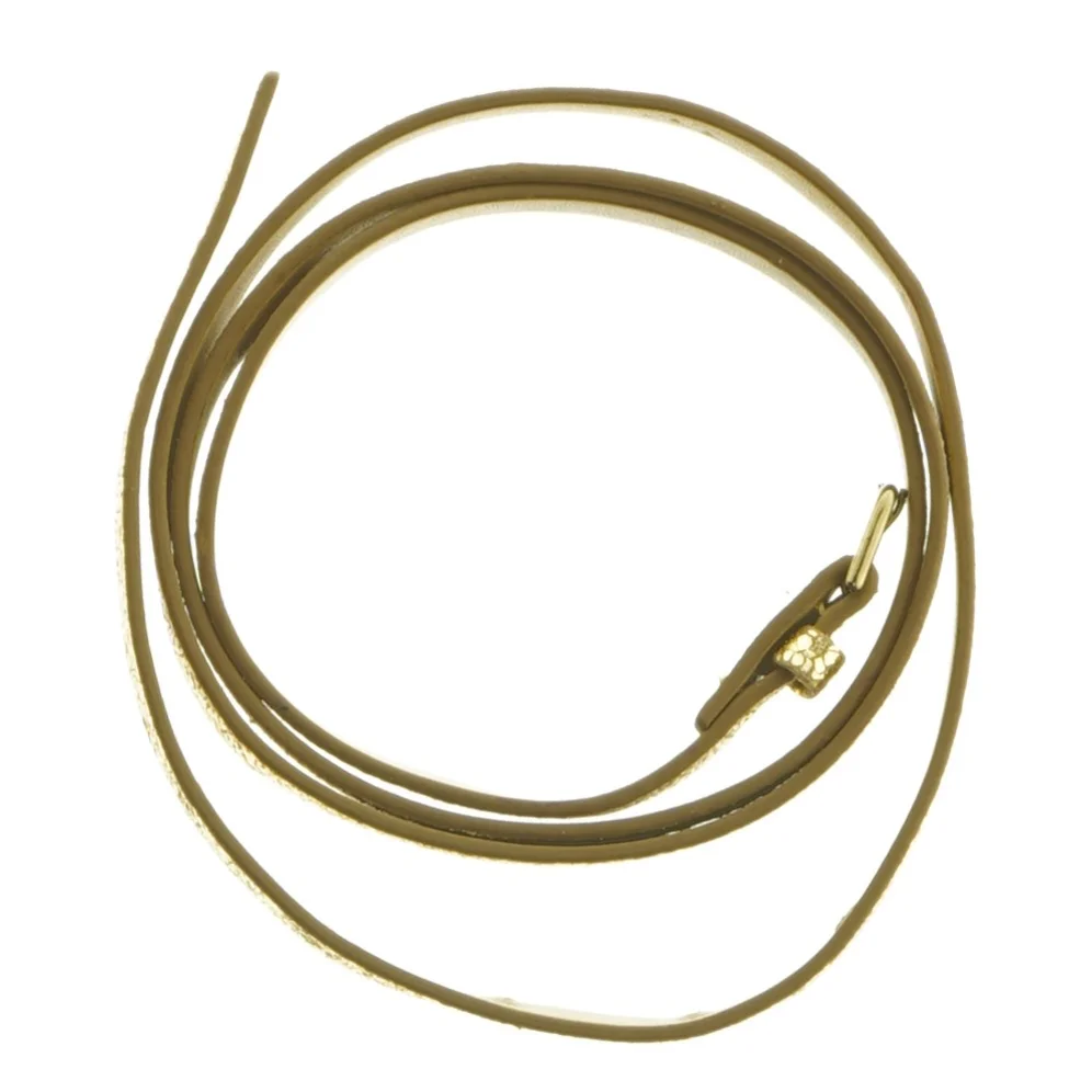 Guld farvet bælte fra H&M (str. 112 cm)