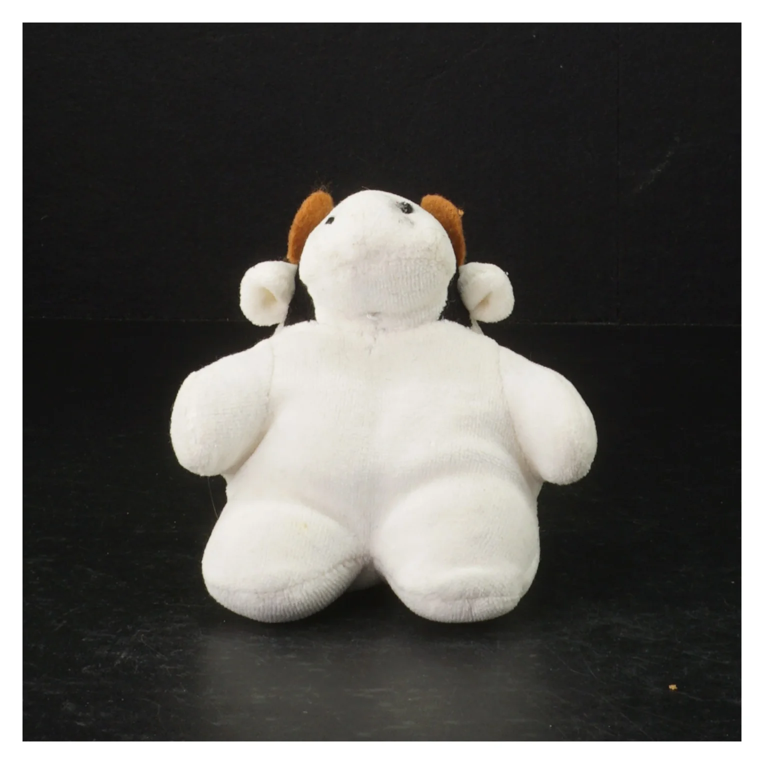 Hvid bamse (str. 11 x 9 cm)