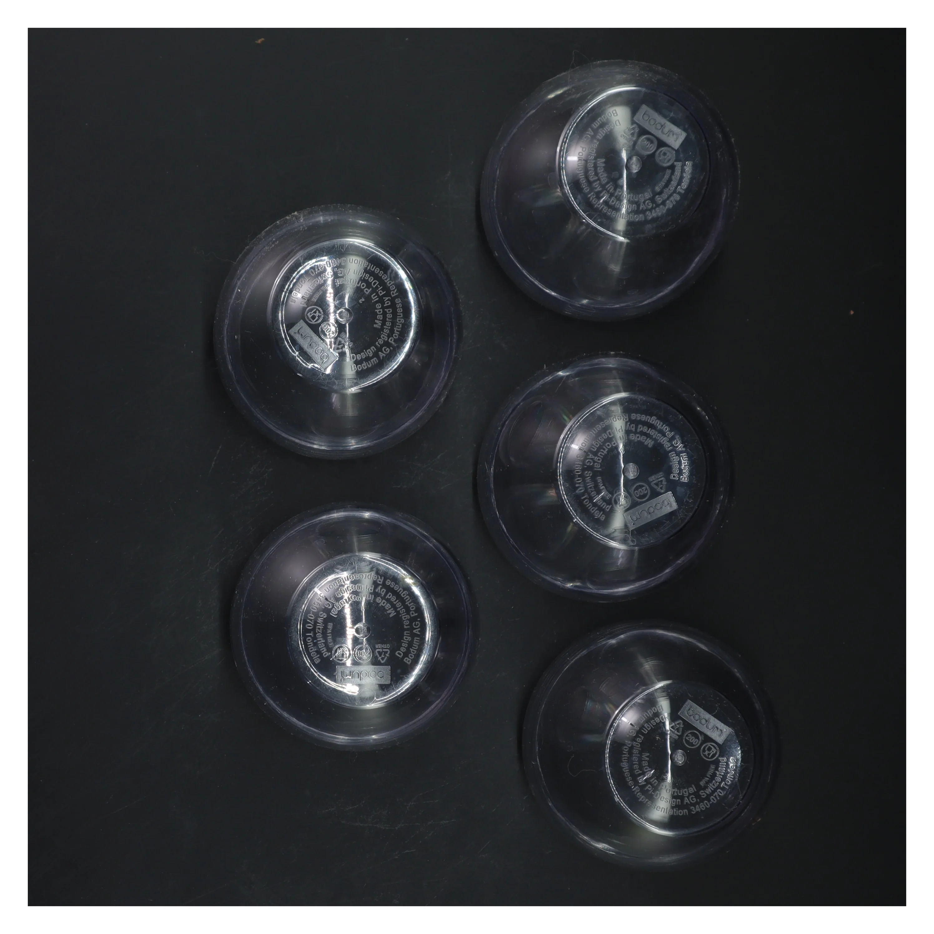 Glas sæt fra Bodum (str. 5 styk, 9 cm)