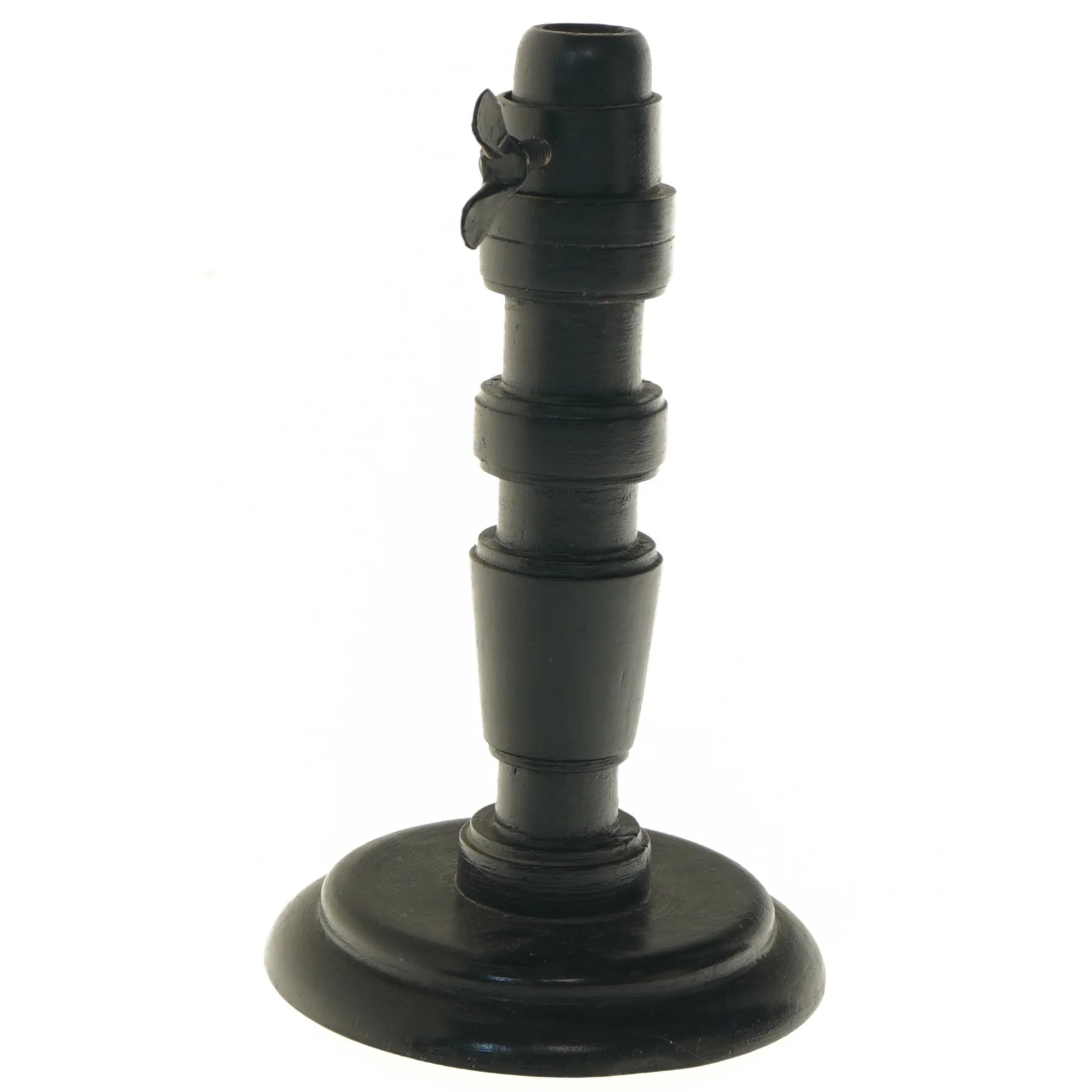 Sort lysestage (str. 25 cm)