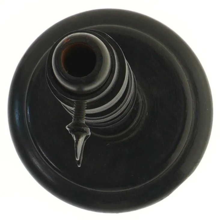 Sort lysestage (str. 25 cm)