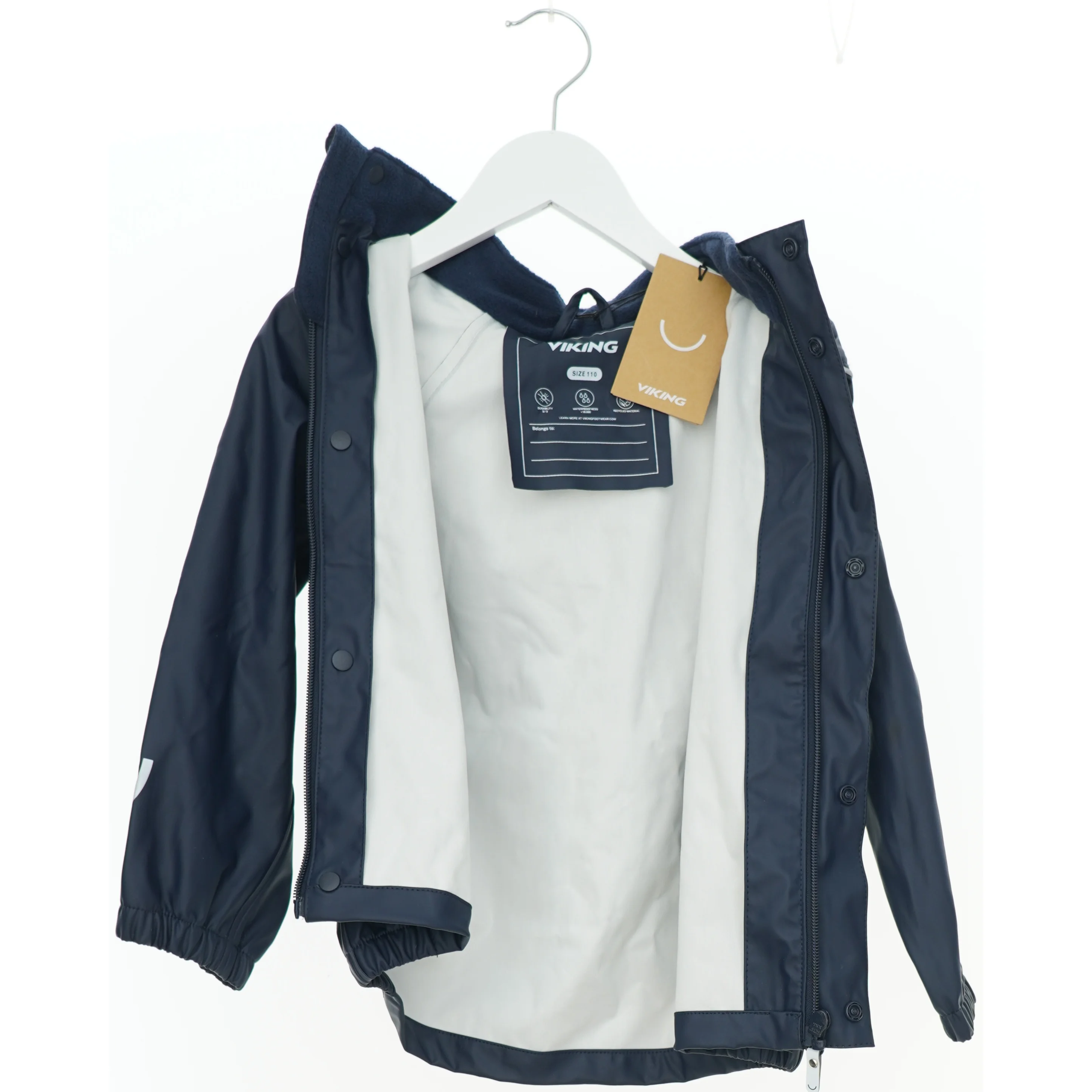 Regnjakke fra Viking (str. 110 cm)