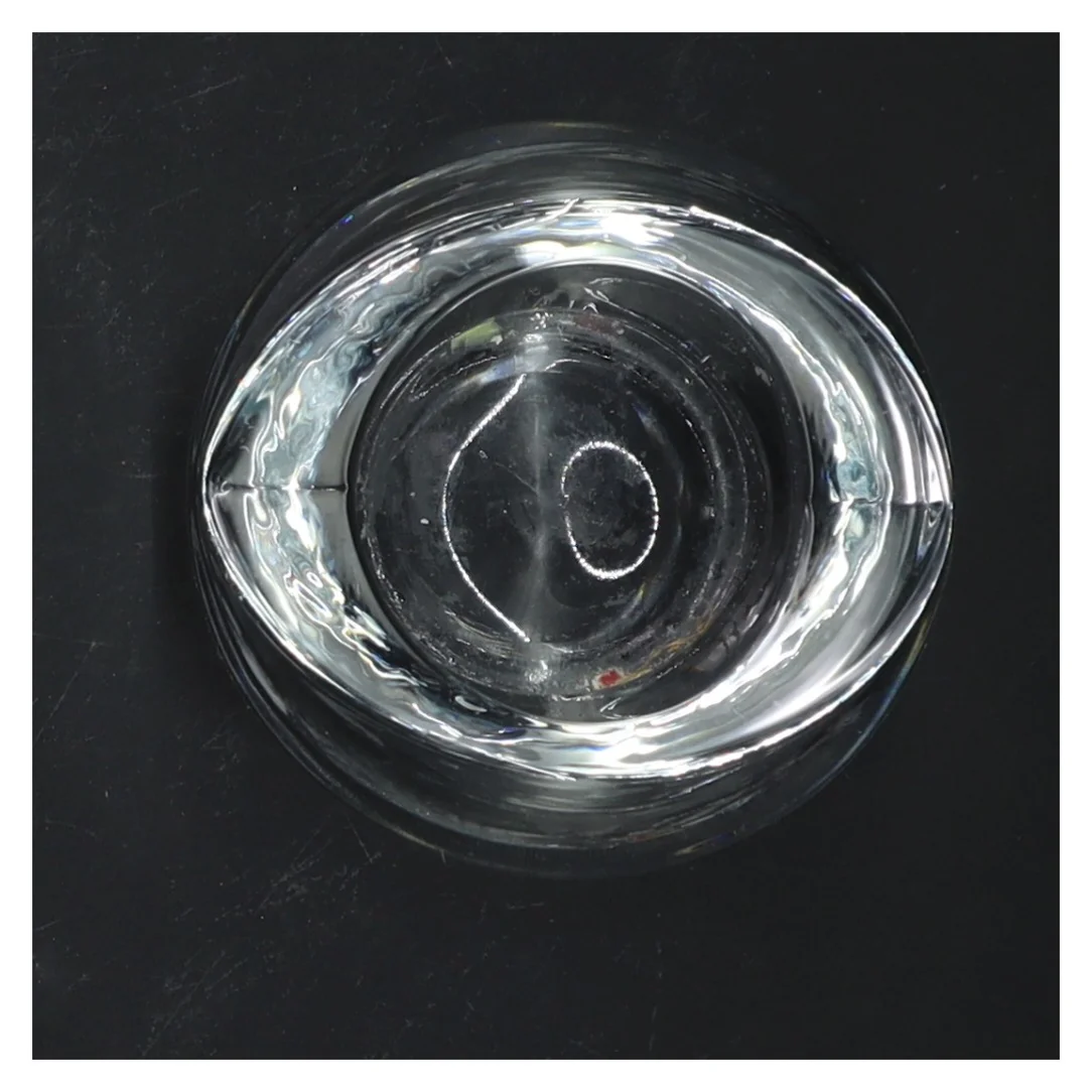 Glas dekorativ lysestage fra holmegaard(str. Ø 8,5 cm)