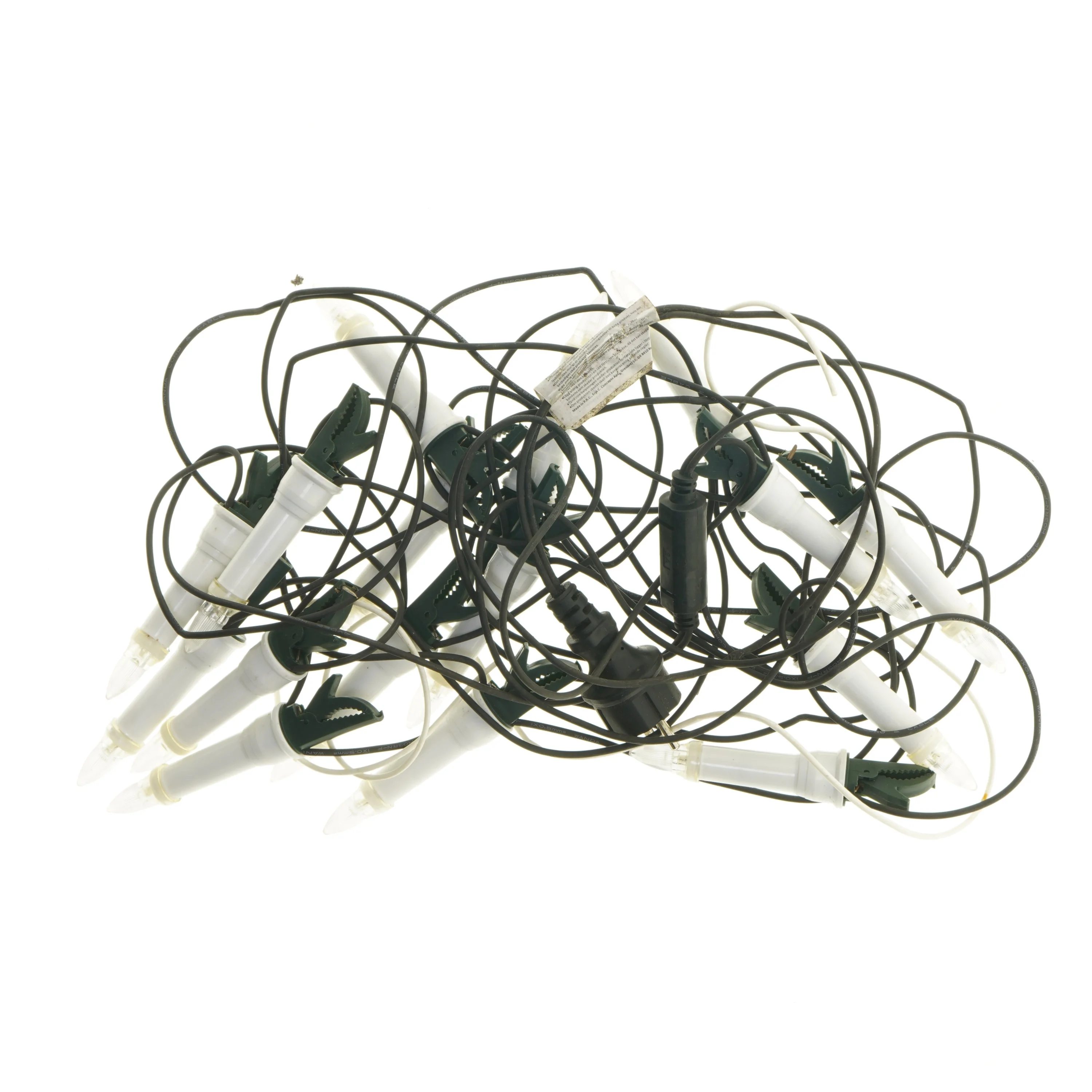 Lyskæde med 16 LED lys og clips