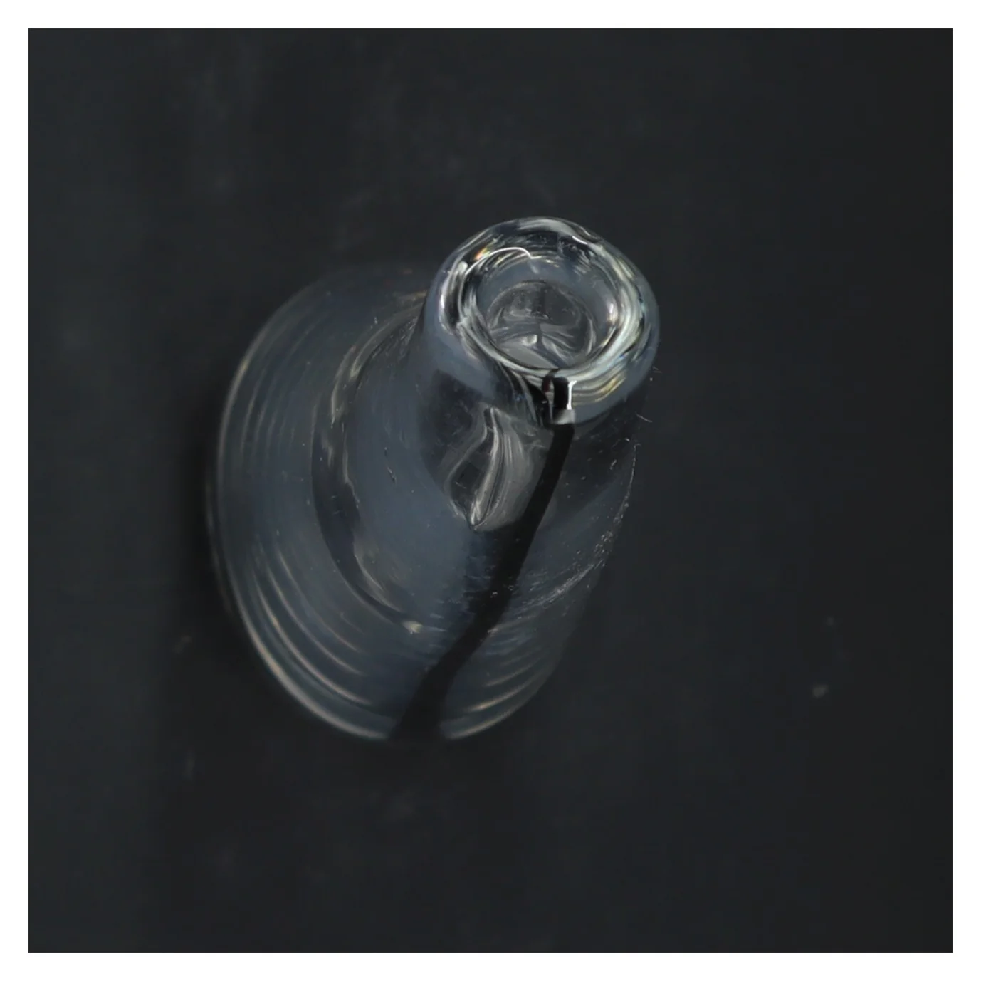 Glasvase 30 cm (str. 30 cm)fra holmegaard 