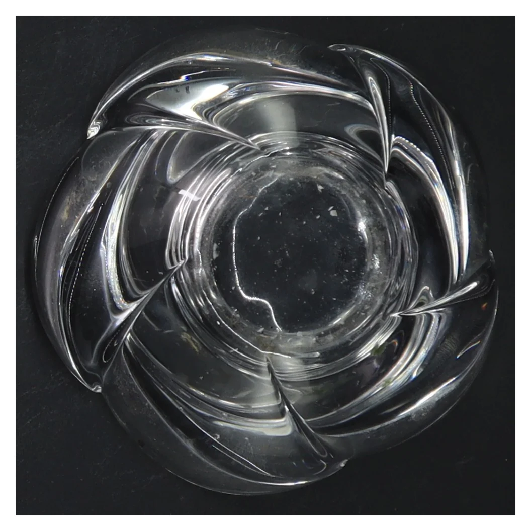 Glas lysestage (str. Ø 10,5 cm)fra royal copenhagen 