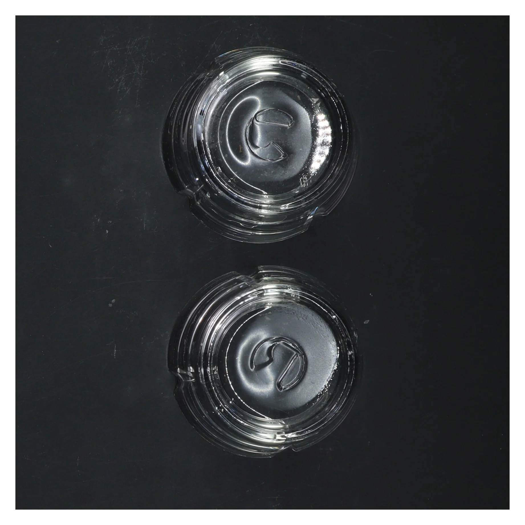 Glas lysestager fra Rosendahl (str. 8x5 cm)