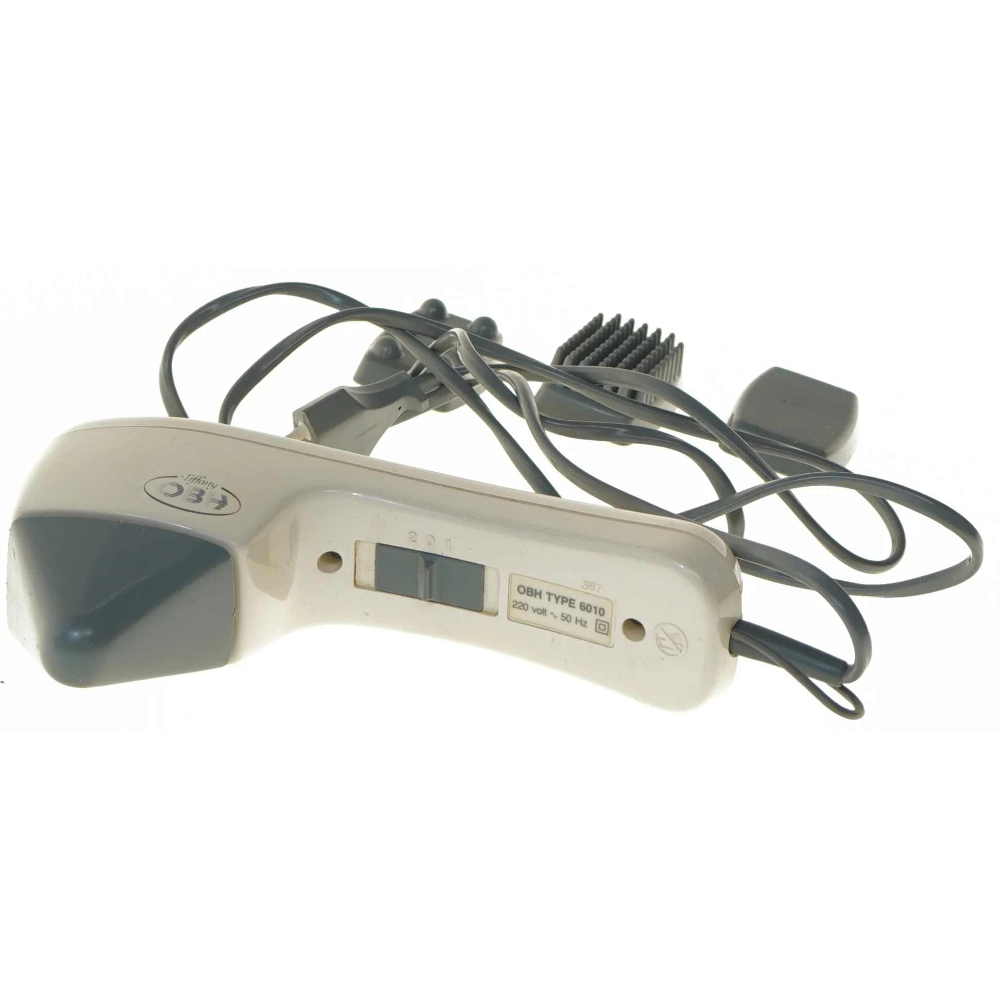 Elektrisk massageapparat med udskiftelige hoveder fra Obh (str. 23 cm)